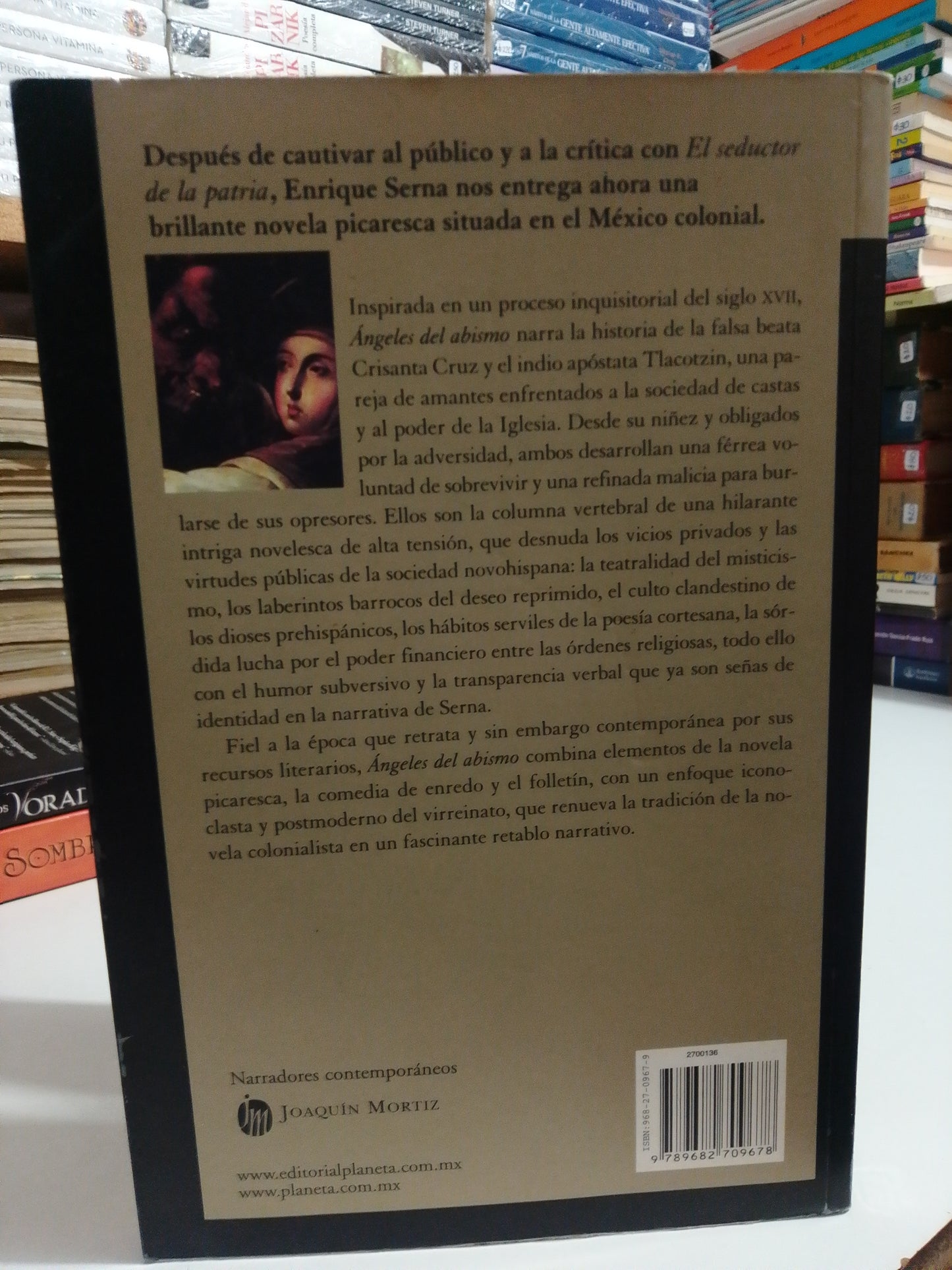 ANGELES DEL ABISMO POR ENRIQUE SERNA USADO NOVELAS JUAREZ