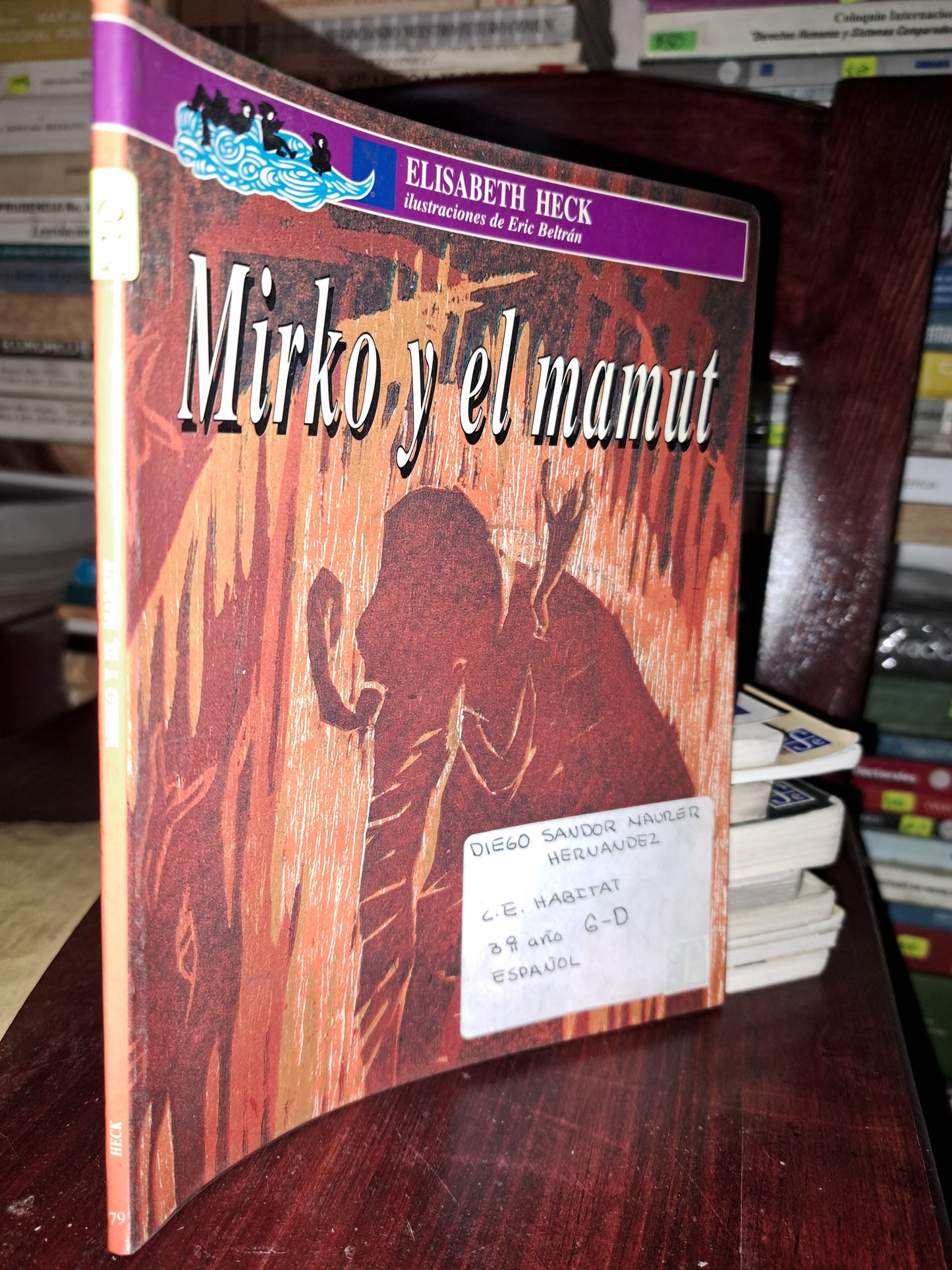 MIKO Y EL MAMUT ELISABETH HECK USADO INFANTIL LITERARIO 207