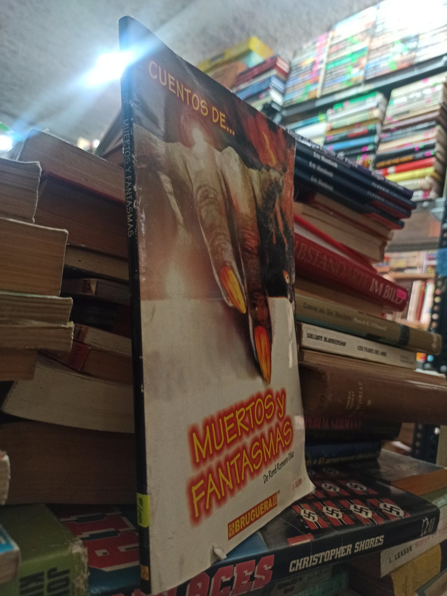 MUERTOS Y FANTASMAS POR RENÉ ROMERO DIAZ USADO NOVELAS ALDAMA