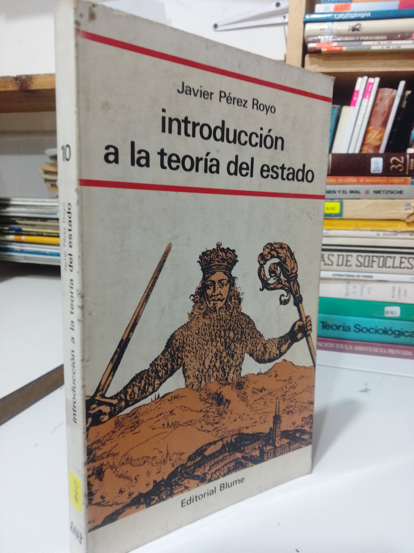 INTRODUCCION A LA TEORIA DEL ESTADO POR JAVIER PEREZ ROYO USADO FILOSOFIA JUAREZ