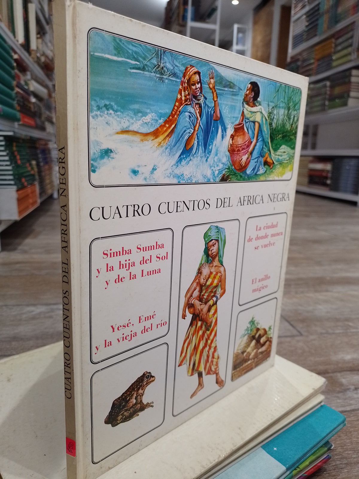 CUATRO CUENTOS DEL AFRICA NEGRA USADO INFANTIL JUAREZ 515