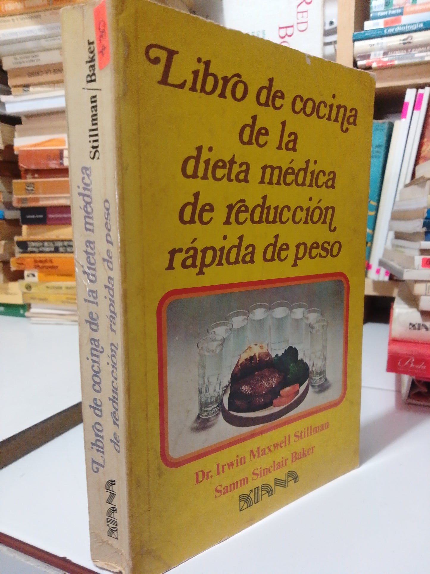 LIBRO DE COCINA DE LA DIETA MEDICA DE REDUCCION RAPIDA DE PESO POR DR.IRWIN MAXWELL USADO COCINA JUAREZ