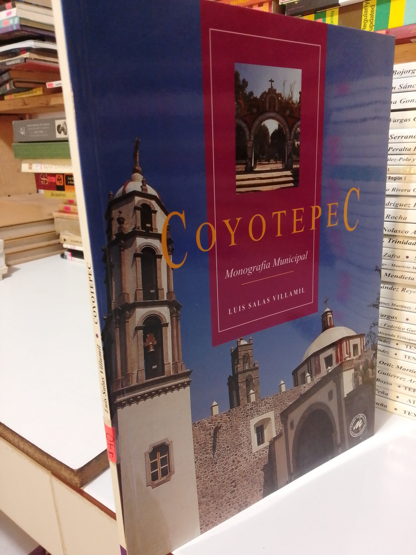 MONOGRAFIA MUNICIPAL COYOTEPEC POR LUIS SALAS VILLAMIL USADO HISTORIA JUAREZ