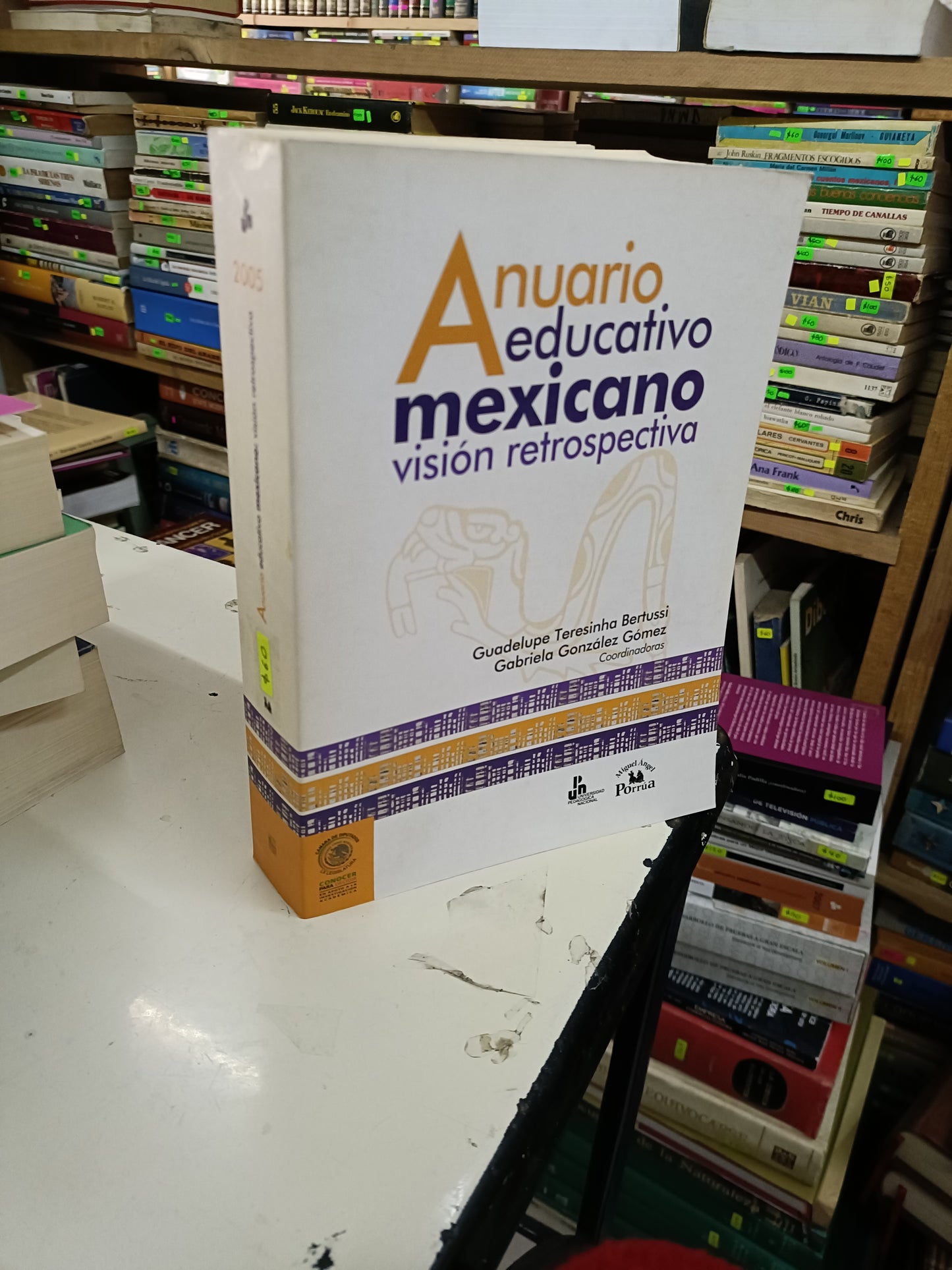 ANUARIO EDUCATIVO MEXICANO VISIÓN RETROSPECTIVA 2005 COORDINADO POR GUADELUPE TERESINHA BERTUSSI USADO EDUCACIÓN LITERARIO 207