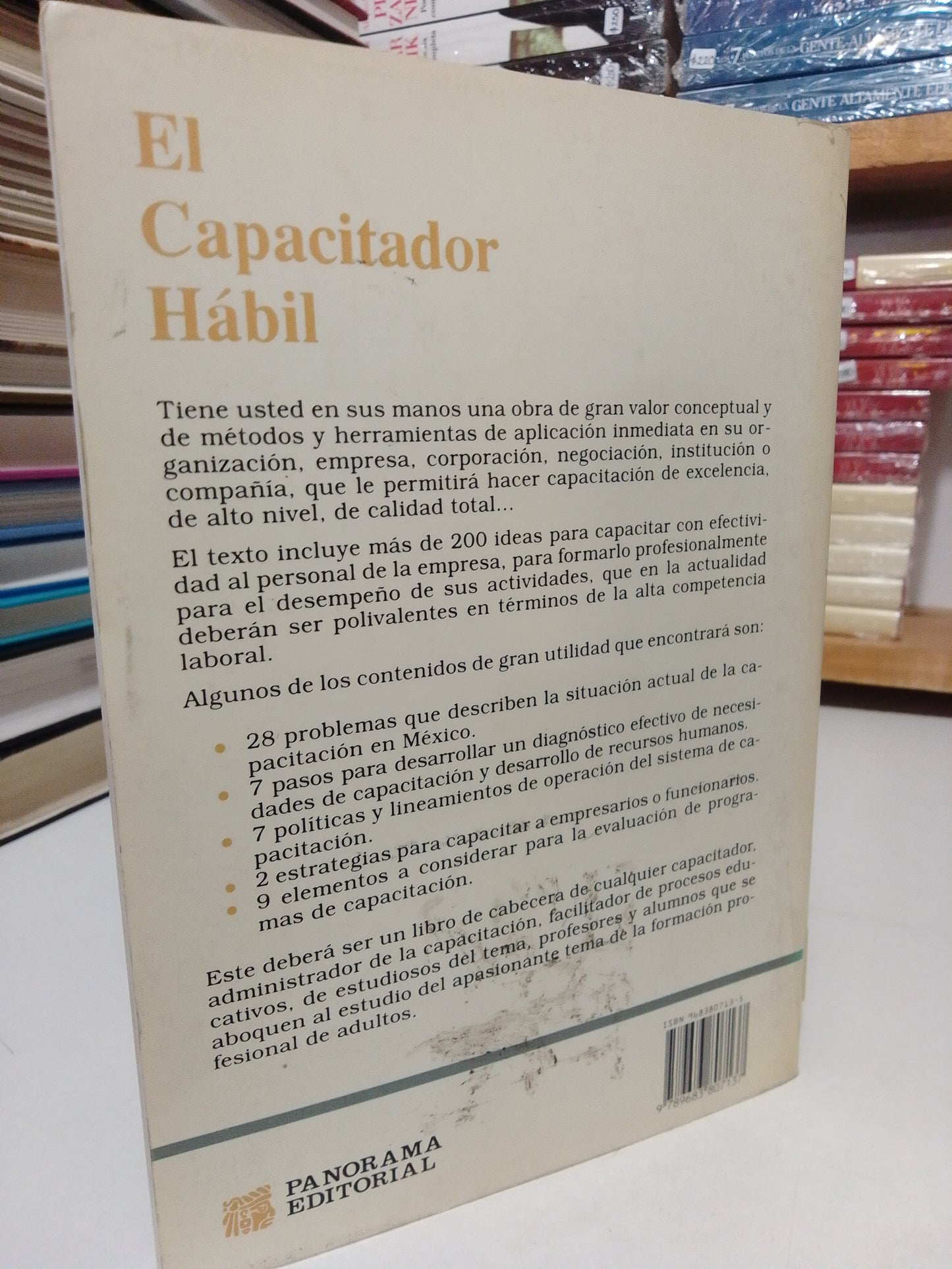 EL CAPACITADOR HABIL POR JESUS CARLOS REZA USADO SUP.PERSONAL JUÁREZ