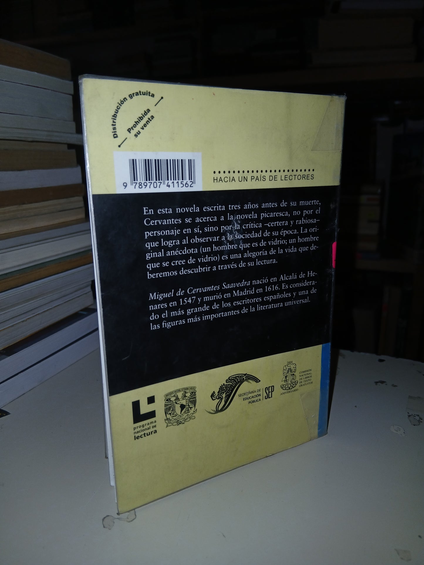 EL LICENCIADO VIDRIERA POR MIGUEL DE CERVANTES SAAVEDRA USADO NOVELA LITERARIO 207