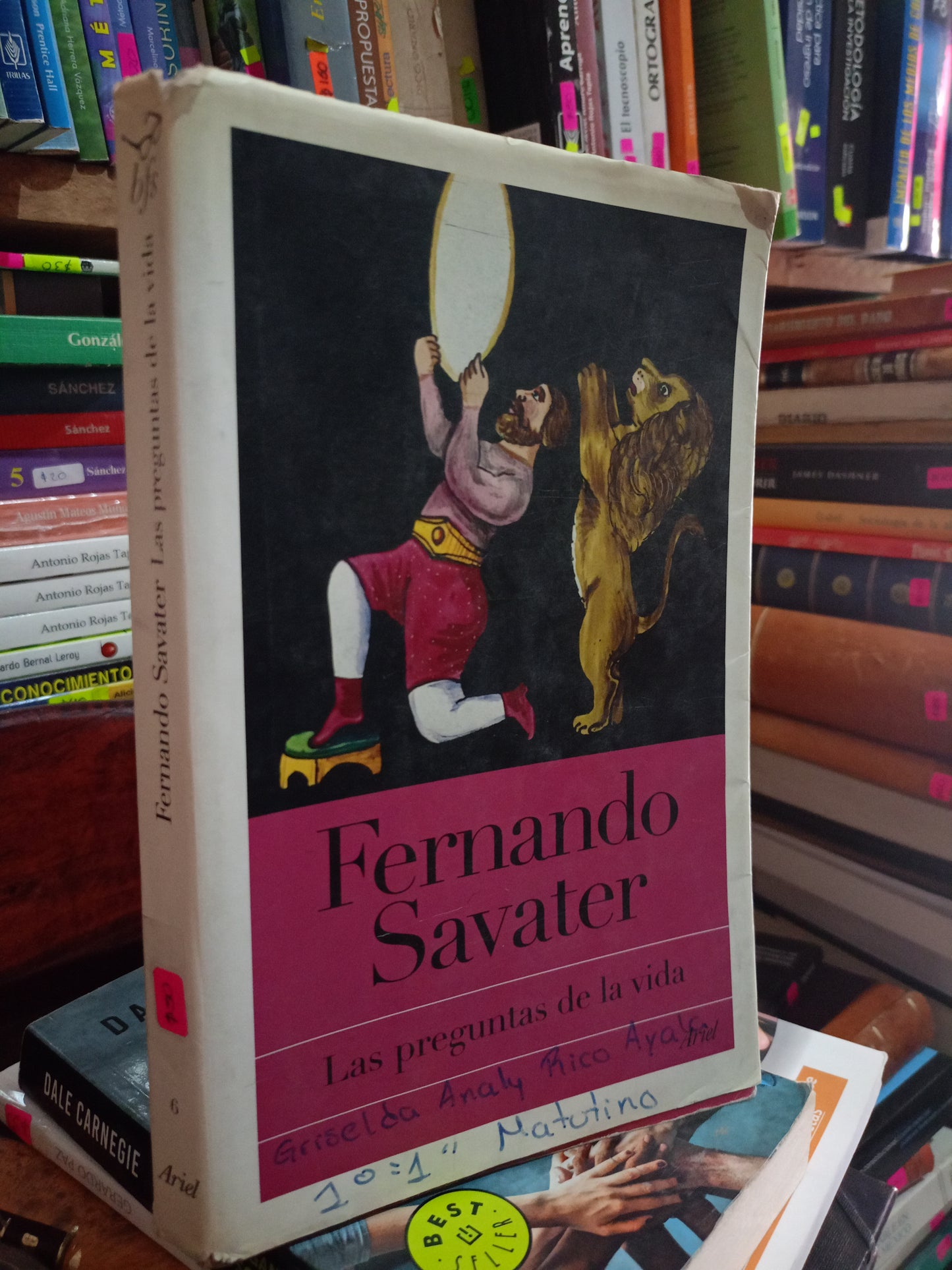 LAS PREGUNTAS DE LA VIDA POR FERNANDO SAVATER USADO SOCIO LITERARIO 305