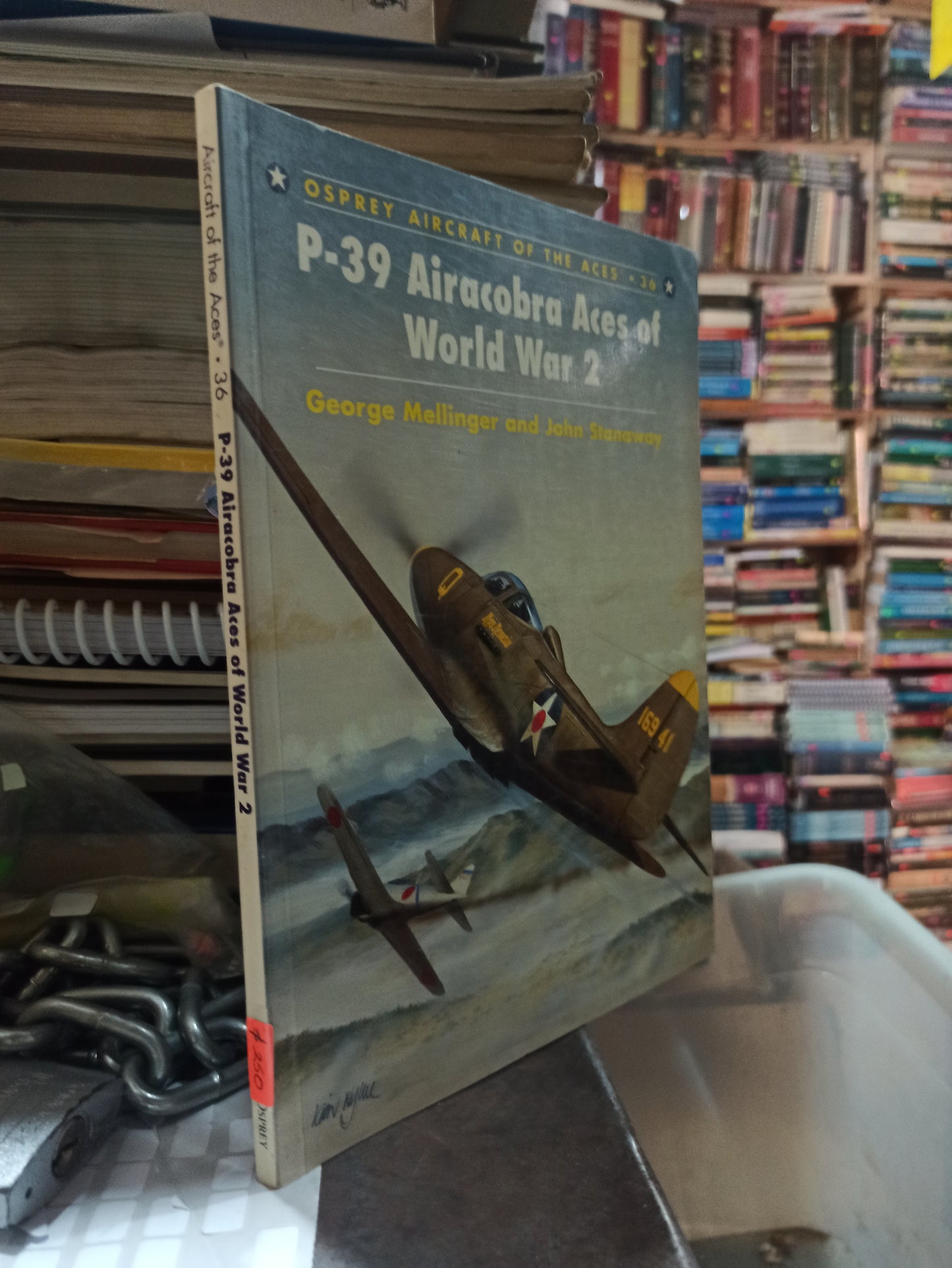 P-39 AIRCOBRA ACES OF WORLD WAR 2 POR GEORGE MELLINGER USADO 2DA GUERRA ALDAMA