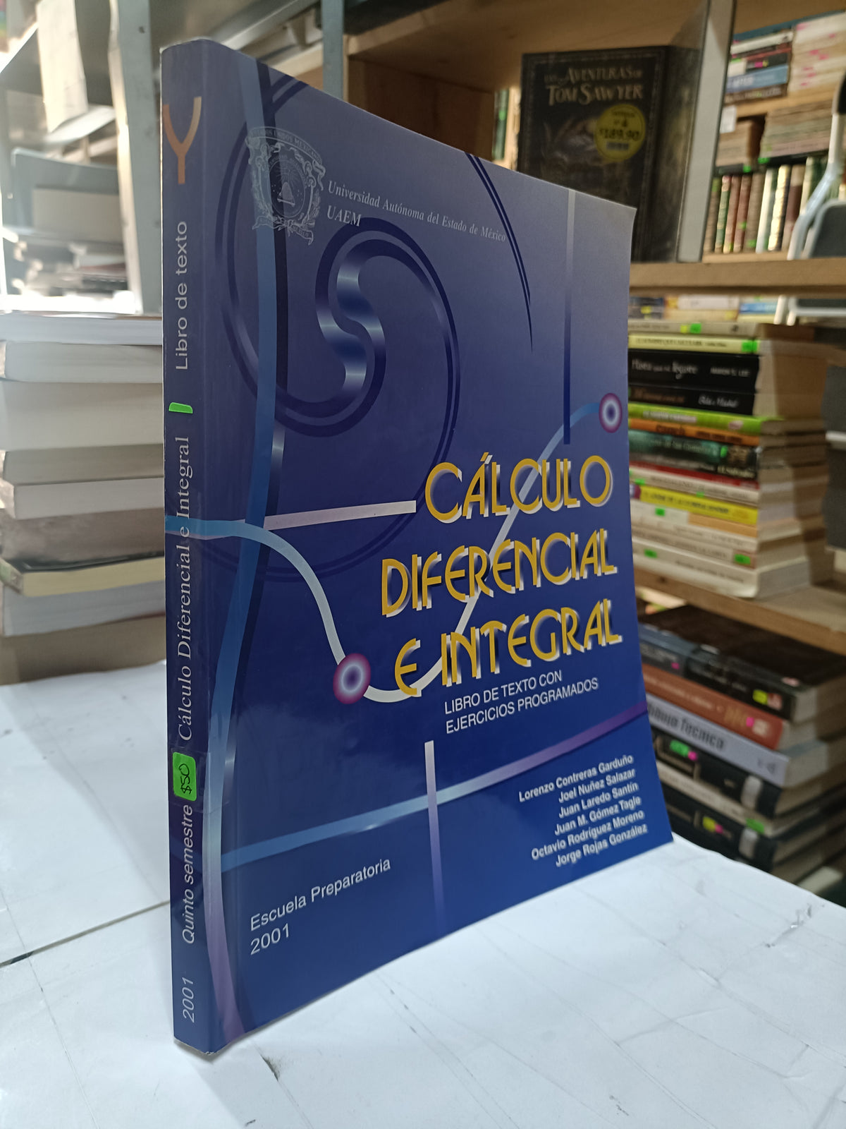 CALCULO DIFERENCIAL E INTEGRAL LIBRO DE TEXTO CON EJERCICIOS PROGRAMADOS PREPARATORIA QUINTO SEMESTRE POR GARDUÑO, SALAZAR USADO MATEMATICAS LITERARIO 207