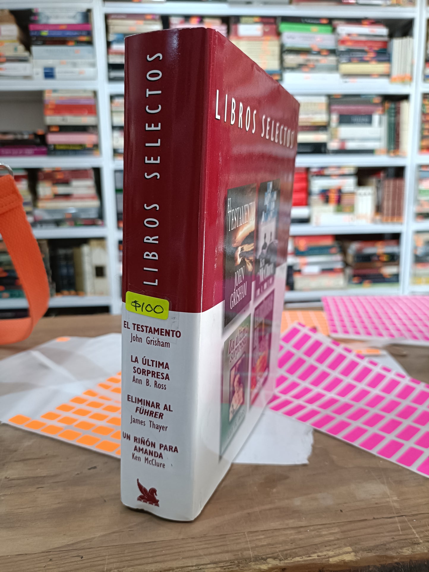 LIBROS SELECTOS EL TESTAMENTO JOHN GRISHMAN LA ULTIMA SOSPRESA ANN B ROSS ELIMINAR AL FUHRER JAMES THAYER UN RIÑON PARA AMANDA KEN MCCLURE USADO NOVELA JUAREZ 515