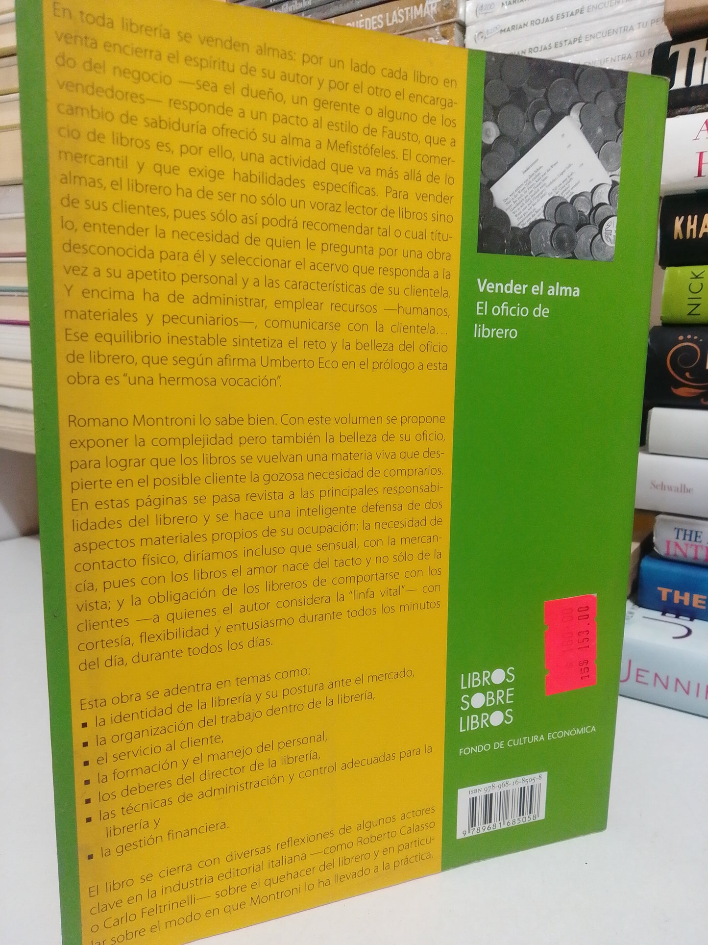 VENDER EL ALMA POR ROMANO MONTRONI USADO NOELA JUÁREZ