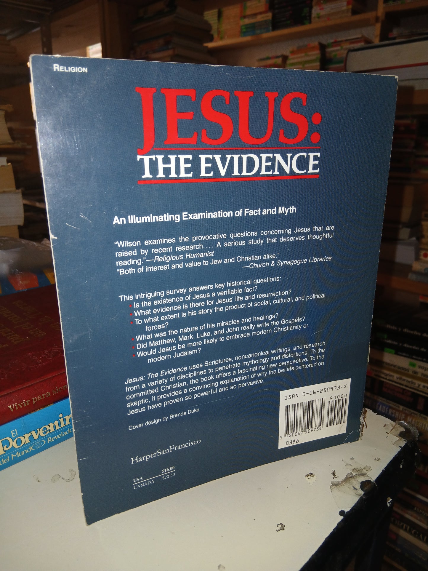 JESUS: THE EVIDENCE POR IAN WILSON USADO RELIGIÓN LITERARIO 207
