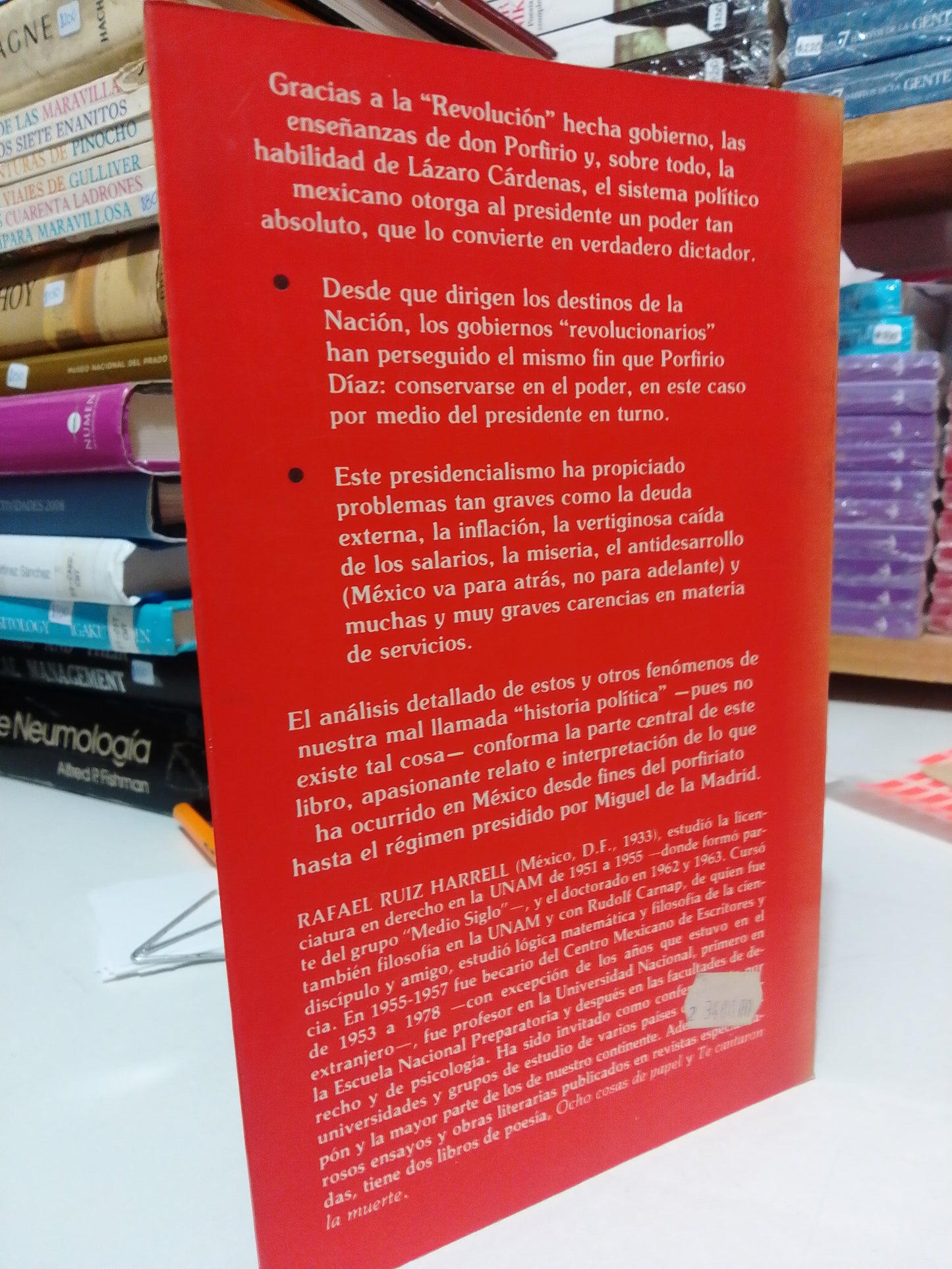 EXALTACION DE INEPTITUDES POR RAFAEL RUIZ HARRELL USADO HISTORIA JUAREZ