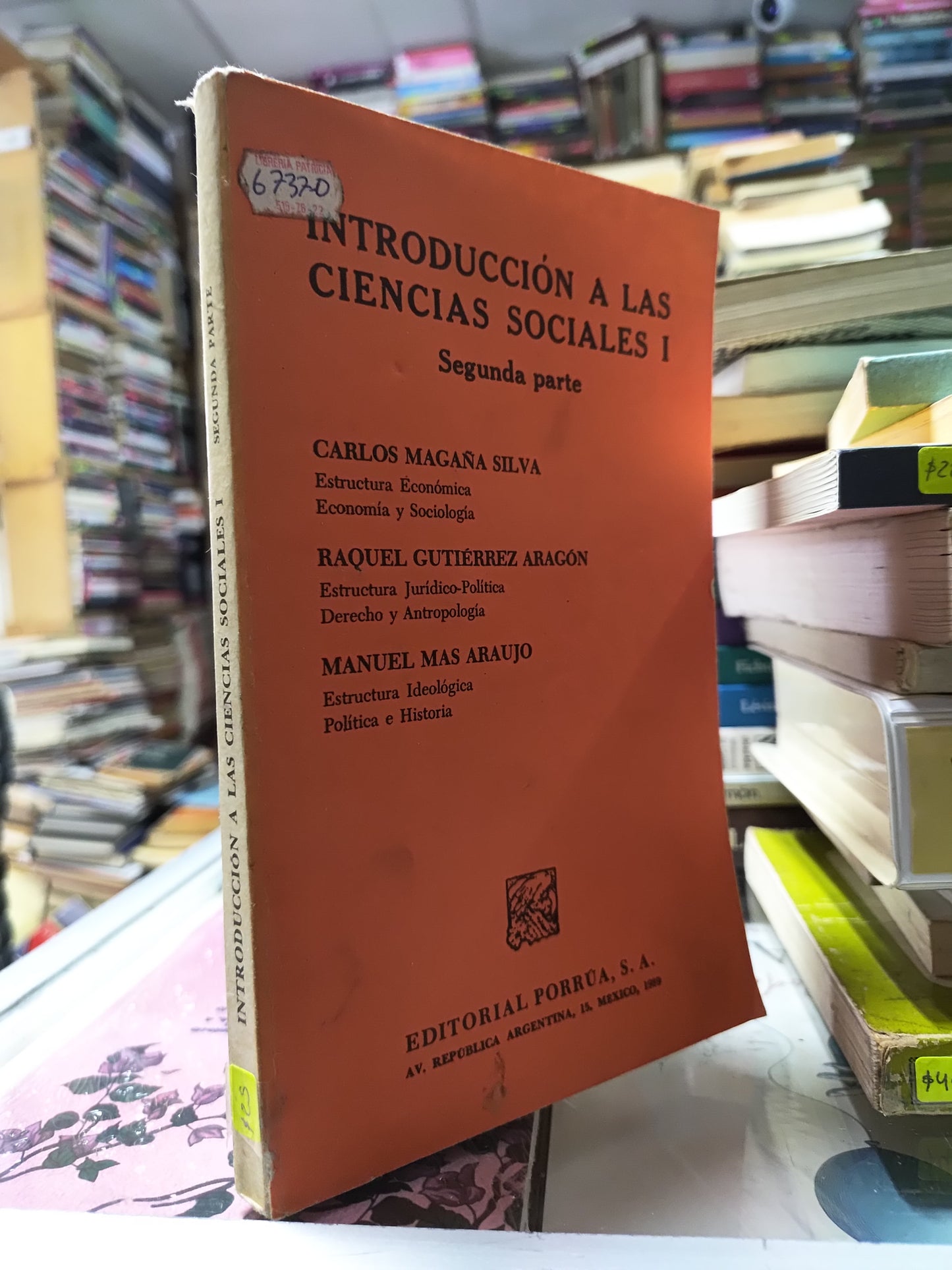 INTRODUCCION A LAS CIENCIAS SOCIALES 1 POR VARIOS AUTORES USADO SOCIOLOGIA JUAREZ 507