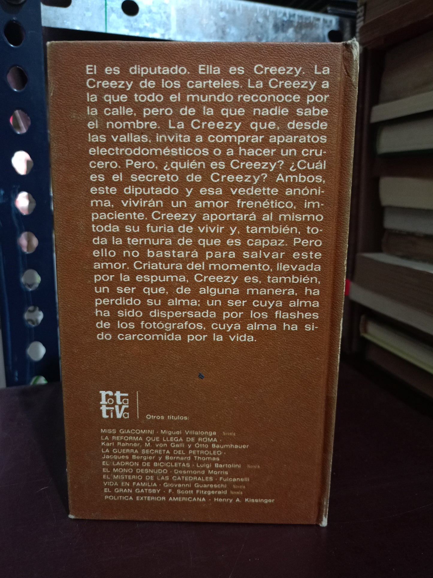 CREEZY POR FÉLICIEN MARCEAU USADO NOVELA LITERARIO 305