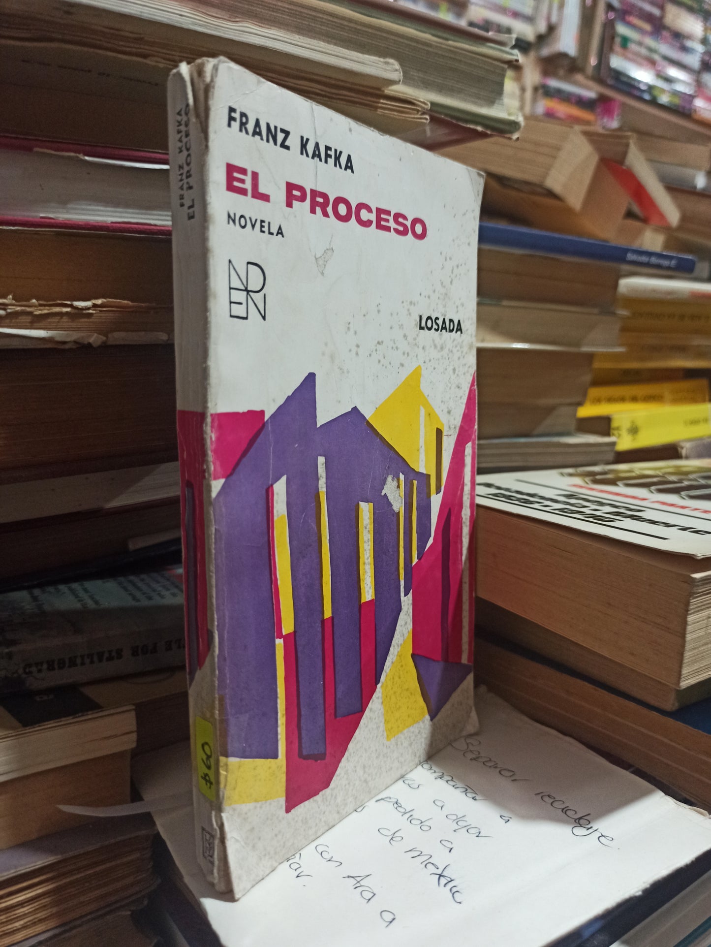 EL PROCESO POR FRANK KAFKA USADO NOVELAS ALDAMA