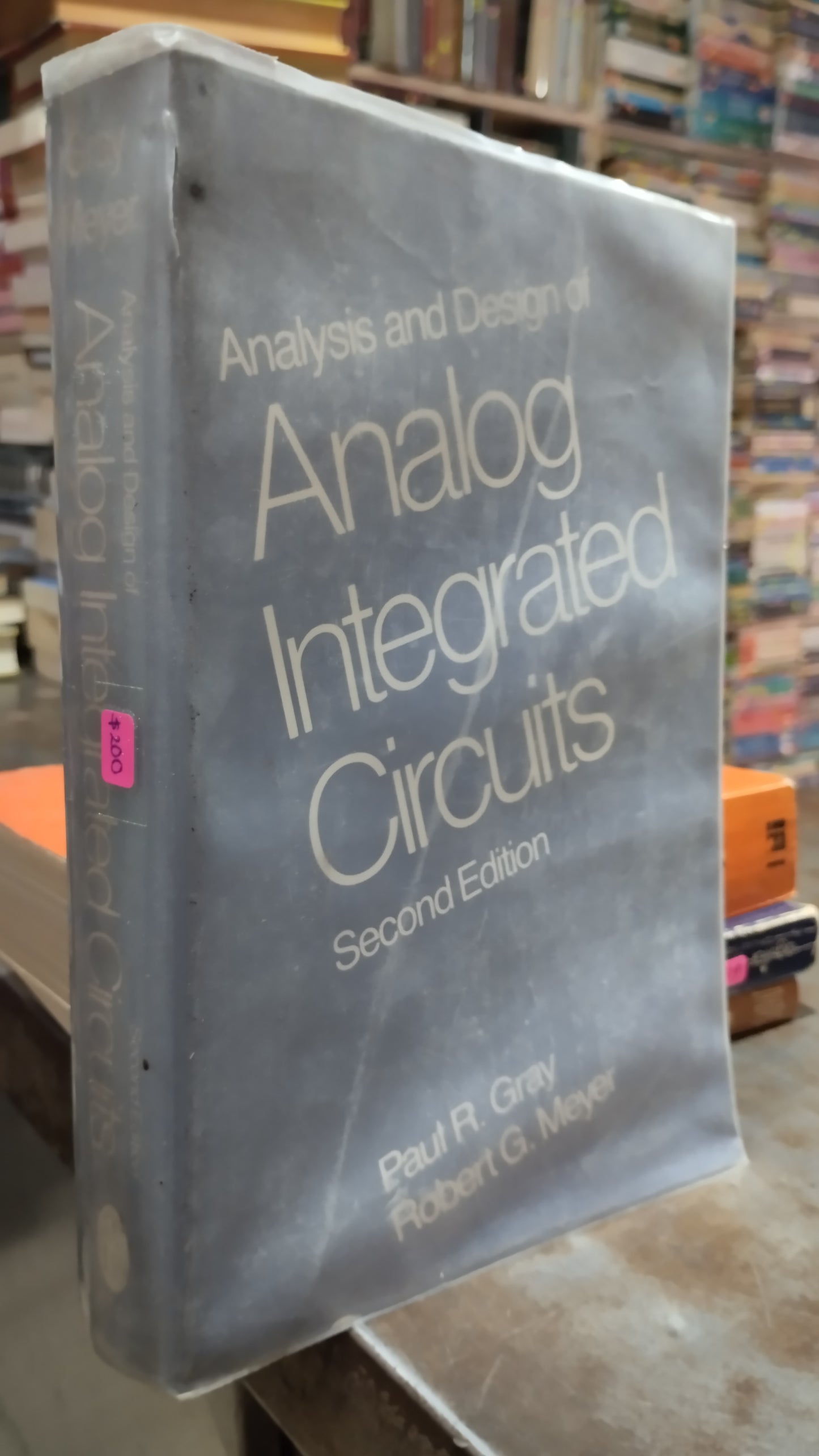 ANALYSIS AND DESING OF ANALOG INTEGRATED CIRCUITS LIBRO USADO ELECTRICIDAD ALDAMA