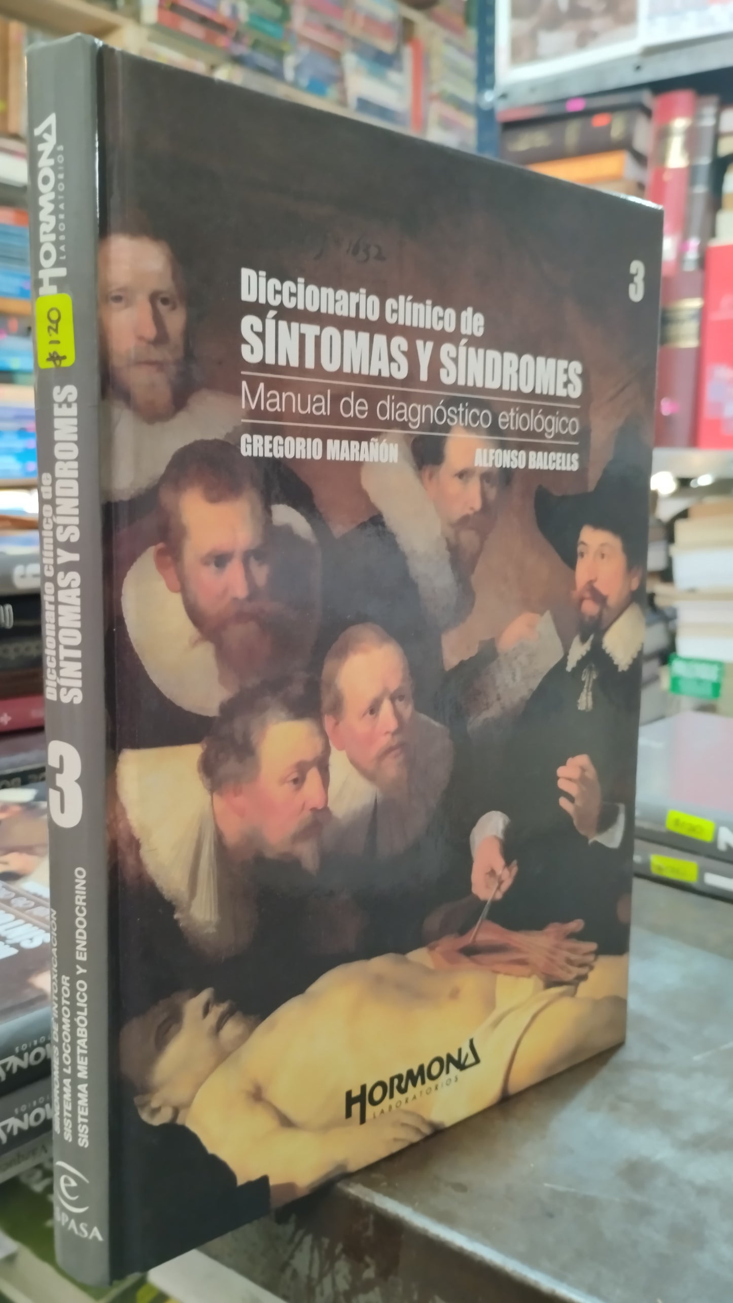 DICCIONARIO CLINICO DE SINTOMAS Y SINDROMES 3 GREGORIO MARAÑON LIBRO USADO SALUD ALDAMA