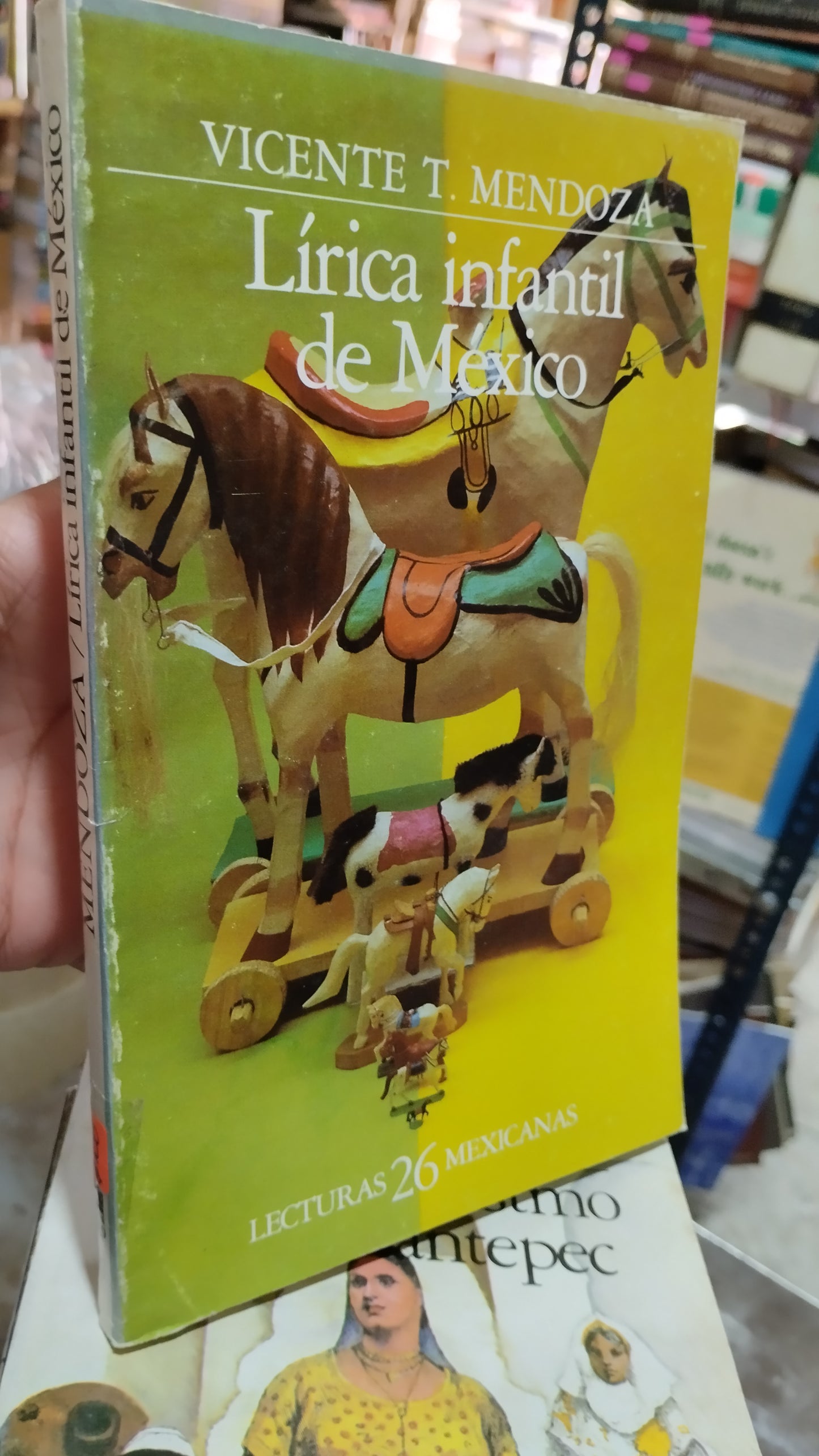 LIRICA INFANTIL DE MEXICO POR VICENTE T MENDOZA LIBRO USADO ANTIGUO ALDAMA
