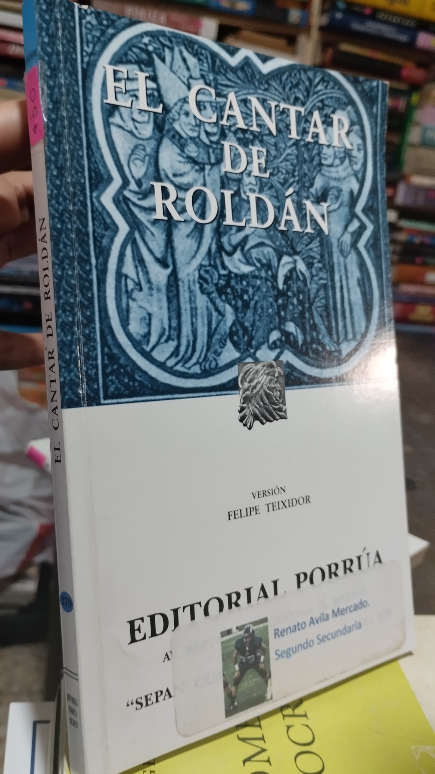 EL CANTAR DE ROLDAN POR EDITORIAL PORRÚA LIBRO USADO NOVELAS ALDAMA