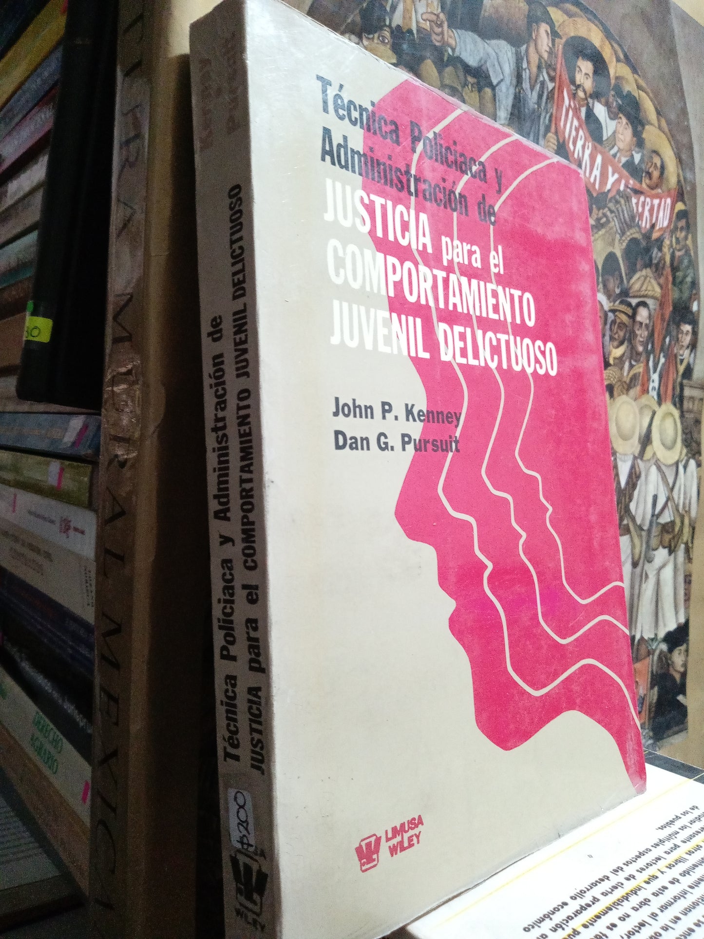 TECNICA POLOCIACA Y ADMINISTRACIÓN JUSTICIA PARA EL COMPORTAMIENTO JUVENIL DELICTUOSO POR JOHN P KENNEY Y DAN G PURSUIT USADO ADMINISTRACIÓN JUÁREZ