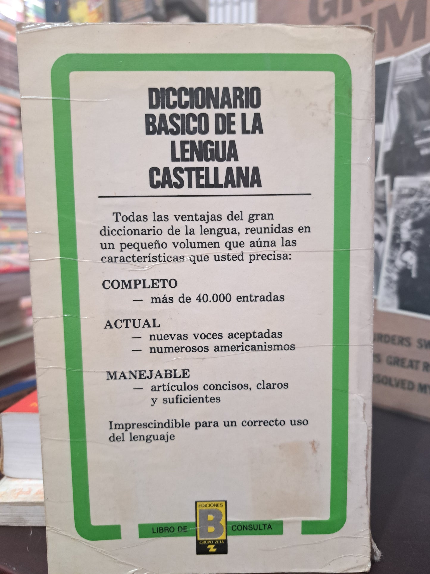 DICCIONARIO BÁSICO DE LA LENGUA CASTELLANA USADO EDUCACIÓN LITERARIO 305