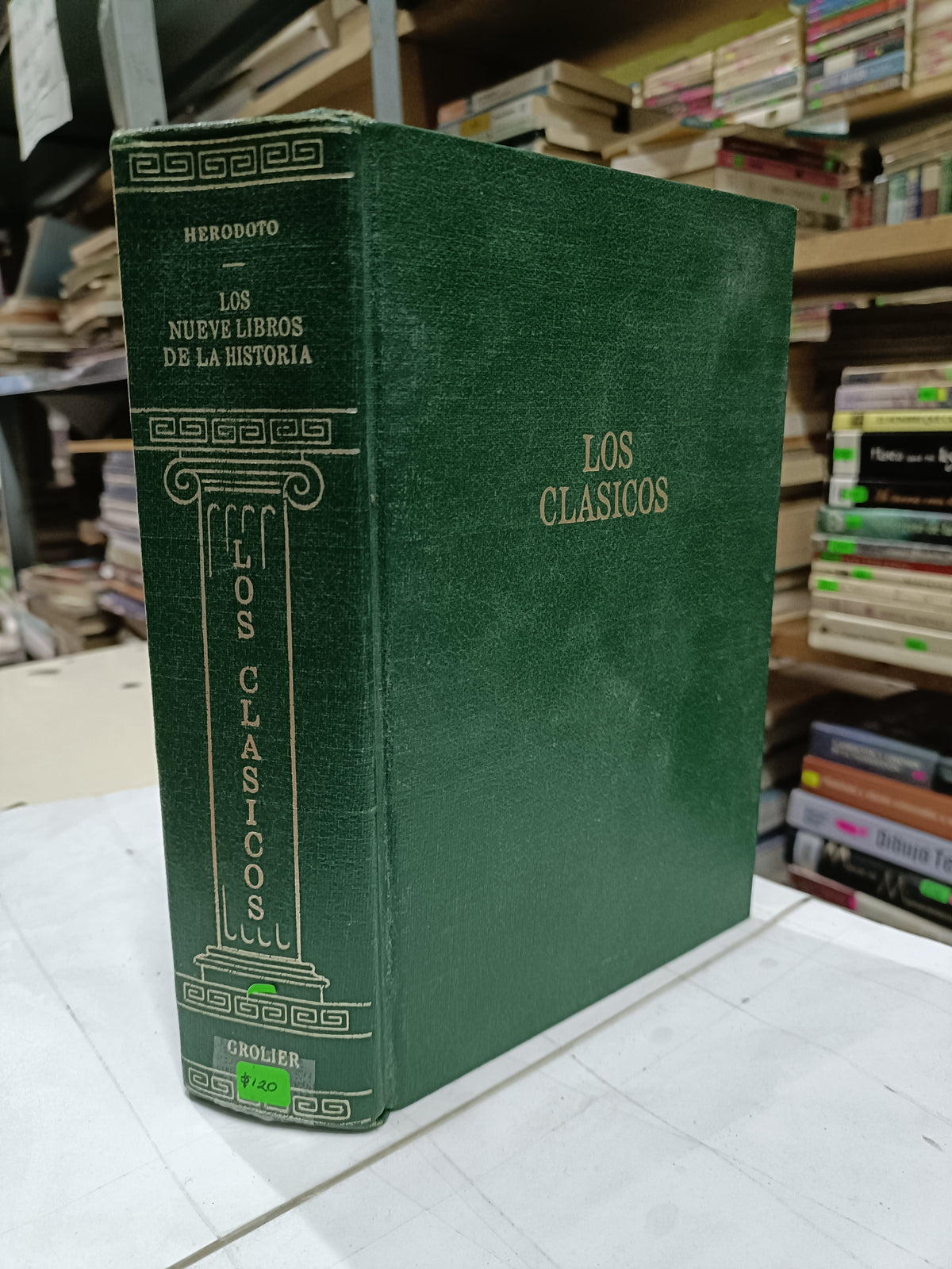 LOS CLASICOS LOS NUEVE LIBROS DE LA HISTORIA POR HERODOTO USADO NOVELA LITERARIO 207