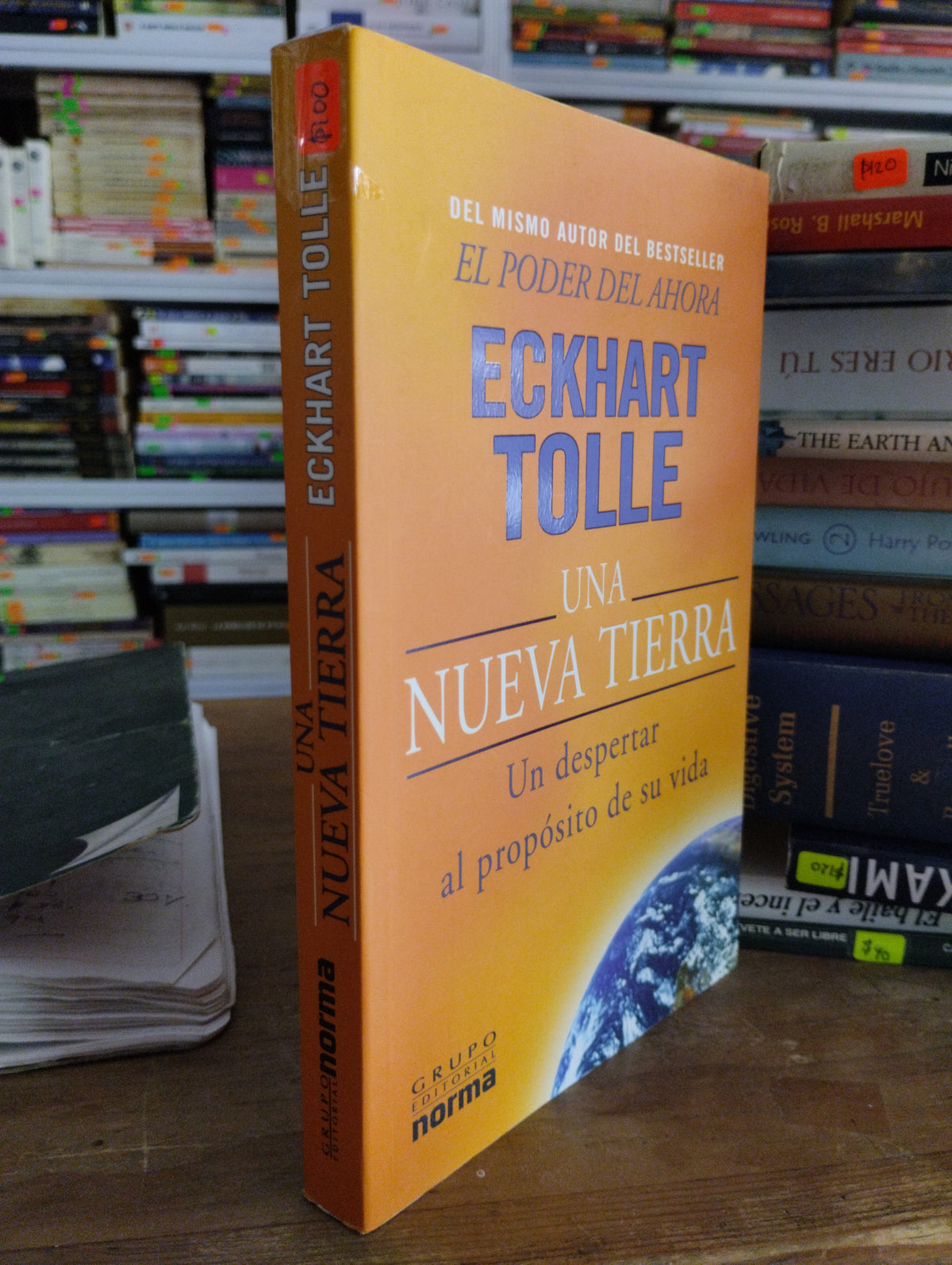 UNA NUEVA TIERRA POR ECKHART TOLLE USADO SUPERACION PERSONAL JUAREZ 515