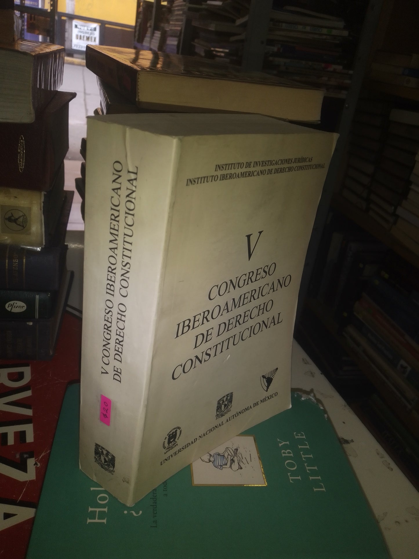 V CONGRESO IBEROAMERICANO DE DERECHO CONSTITUCIONAL (VARIOS AUTORES) USADO DERECHO LITERARIO 207