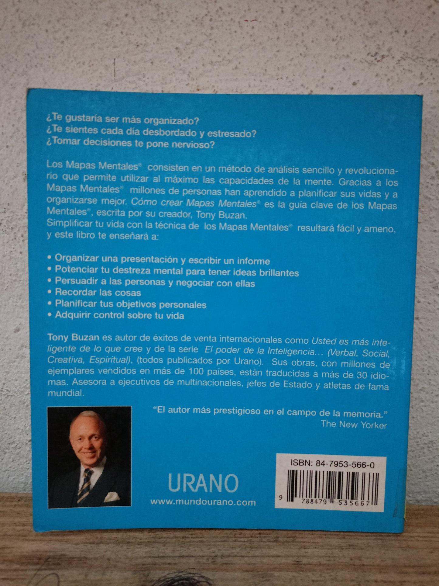CÓMO CREAR MAPAS MENTALES POR TONY BUZAN USADO EDUCACIÓN LITERARIO 305