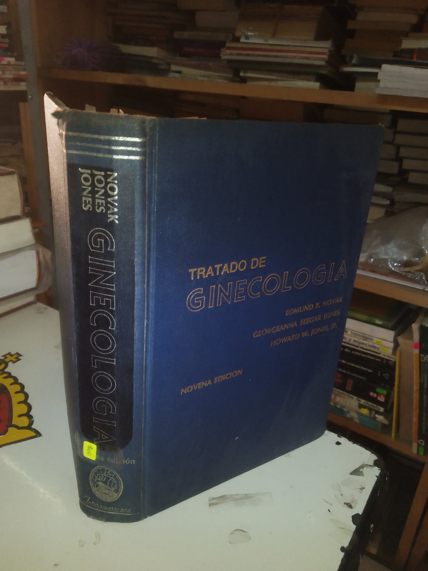 TRATADO DE GINECOLOGÍA NOVAC, JONES & JONES USADO MEDICINA LITERARIO 207