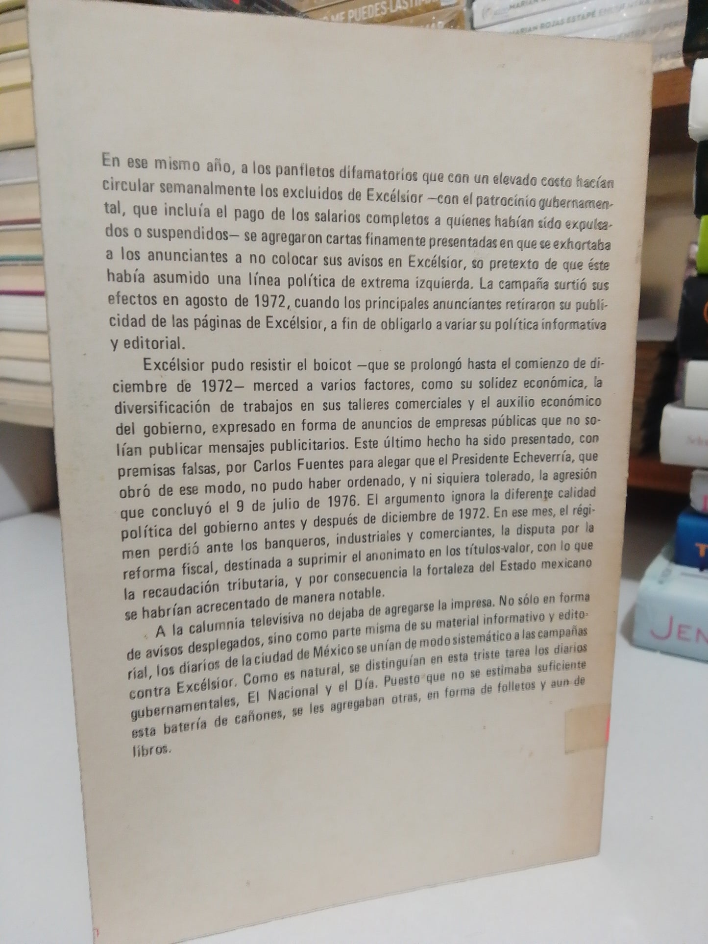 EXCELSIOR EL PERIÓDICO DE LA VIDA NACIONAL Y OTROS TEMAS DE COMUNICACIÓN POR MIGUEL ÁNGEL GRANADOS CHAPA USADO NOVELA JUÁREZ
