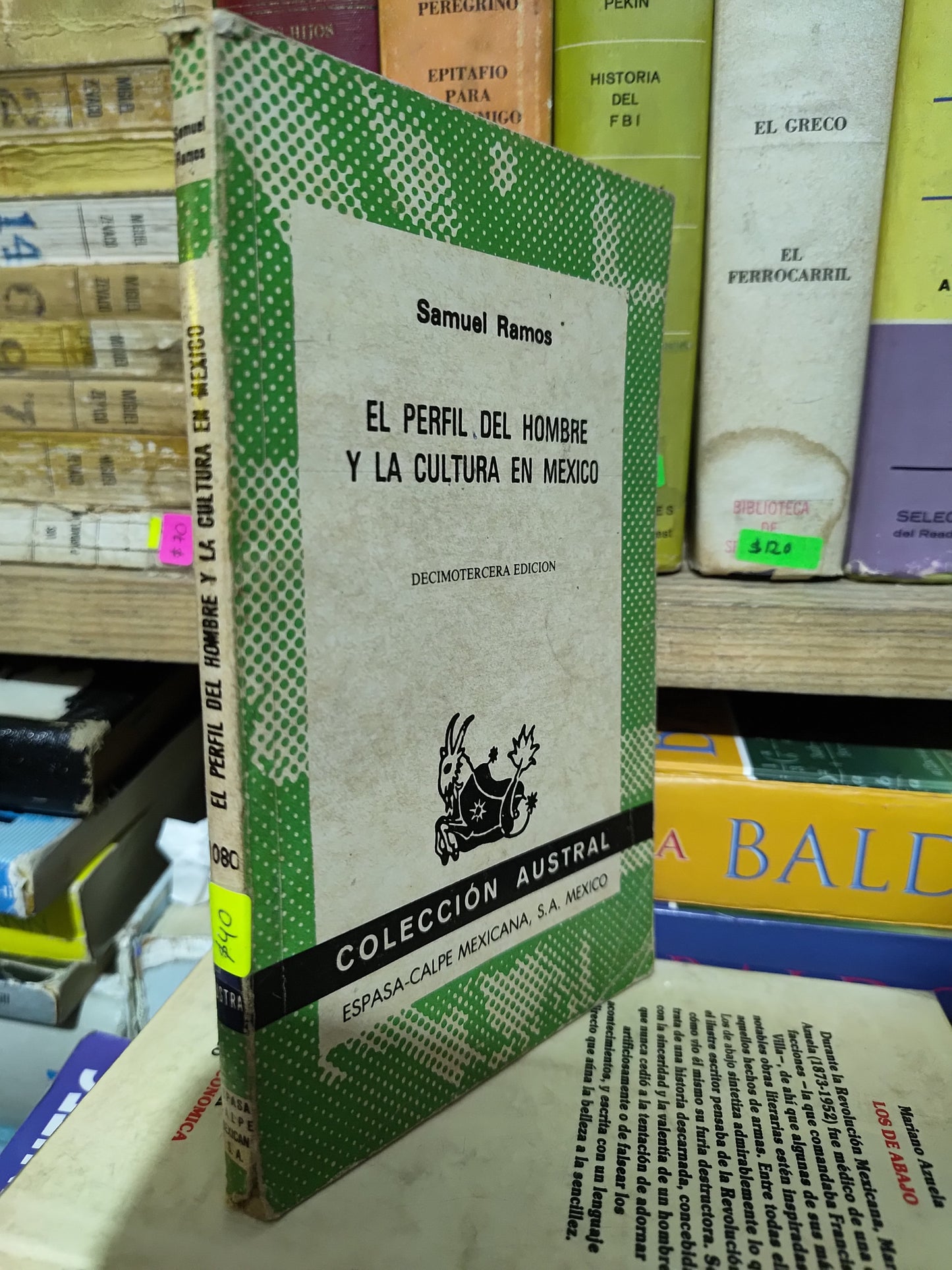 EL PERFIL DEL HOMBRE Y LA CULTURA EN MEXICO POR SAMUEL RAMOS USADO SOCIOLOGIA JUAREZ 507