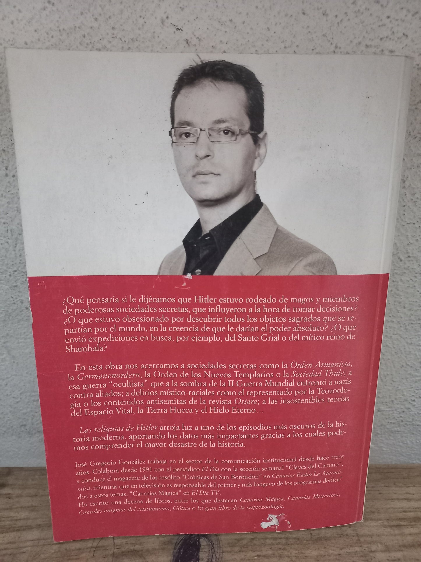 LAS RELIQUIAS DE HITLER POR JOSÉ GREGORIO GONZÁLEZ USADO HISTORIA LITERARIO 305