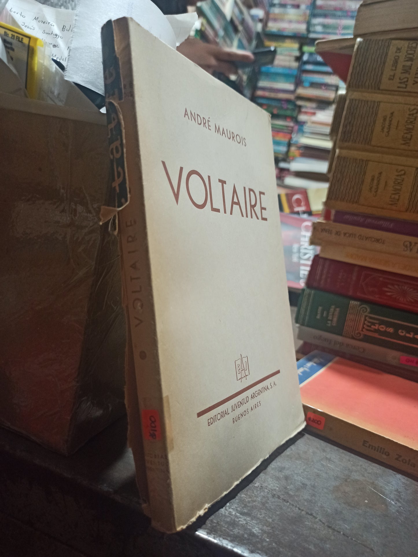 VOLTAIRE POR ANDRE MAUROIS USADO ANTIGUOS ALDAMA