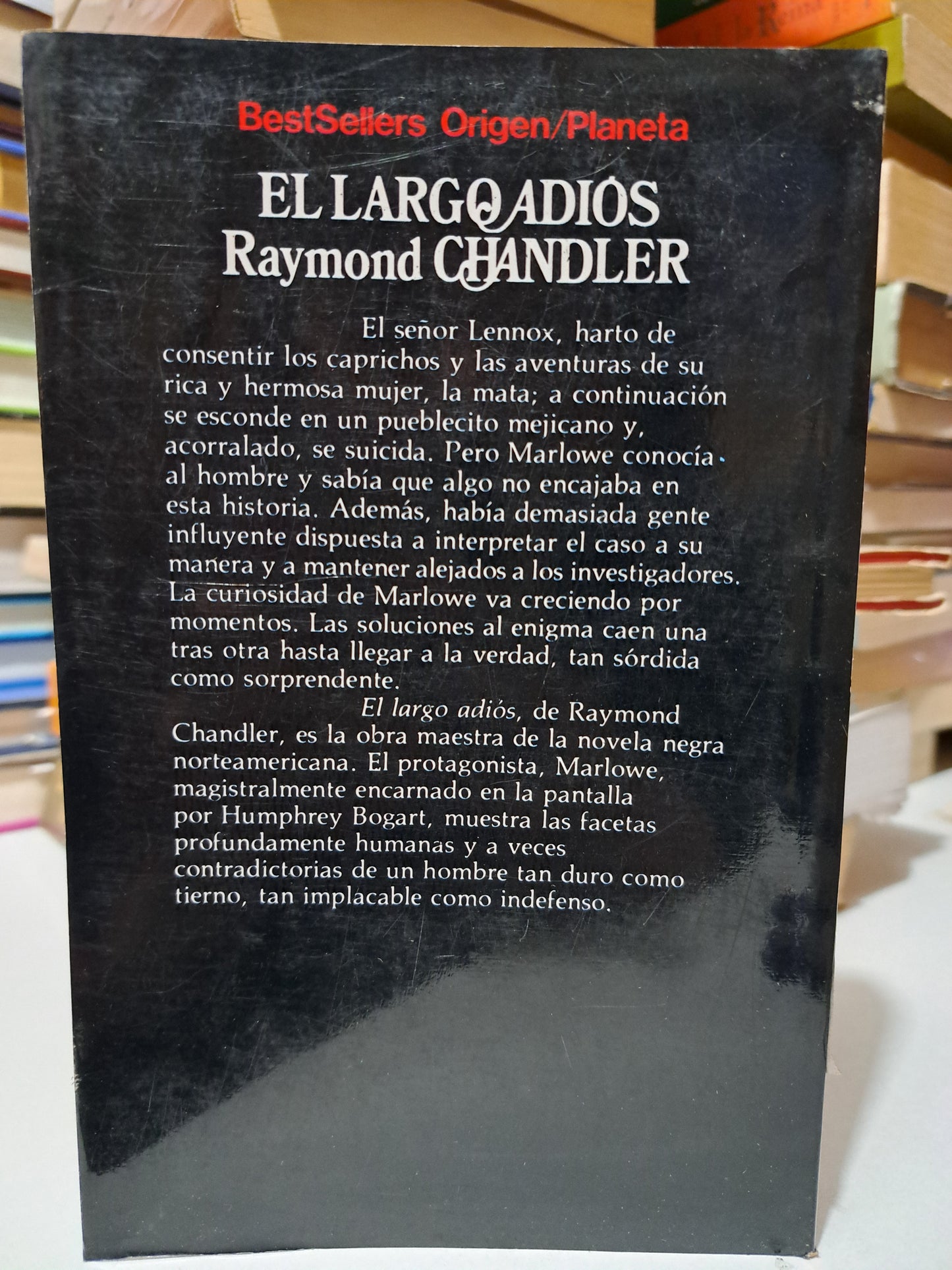 EL LARGO ADIÓS #38 RAYMOND CHANDLER USADO NOVELA JUÁREZ
