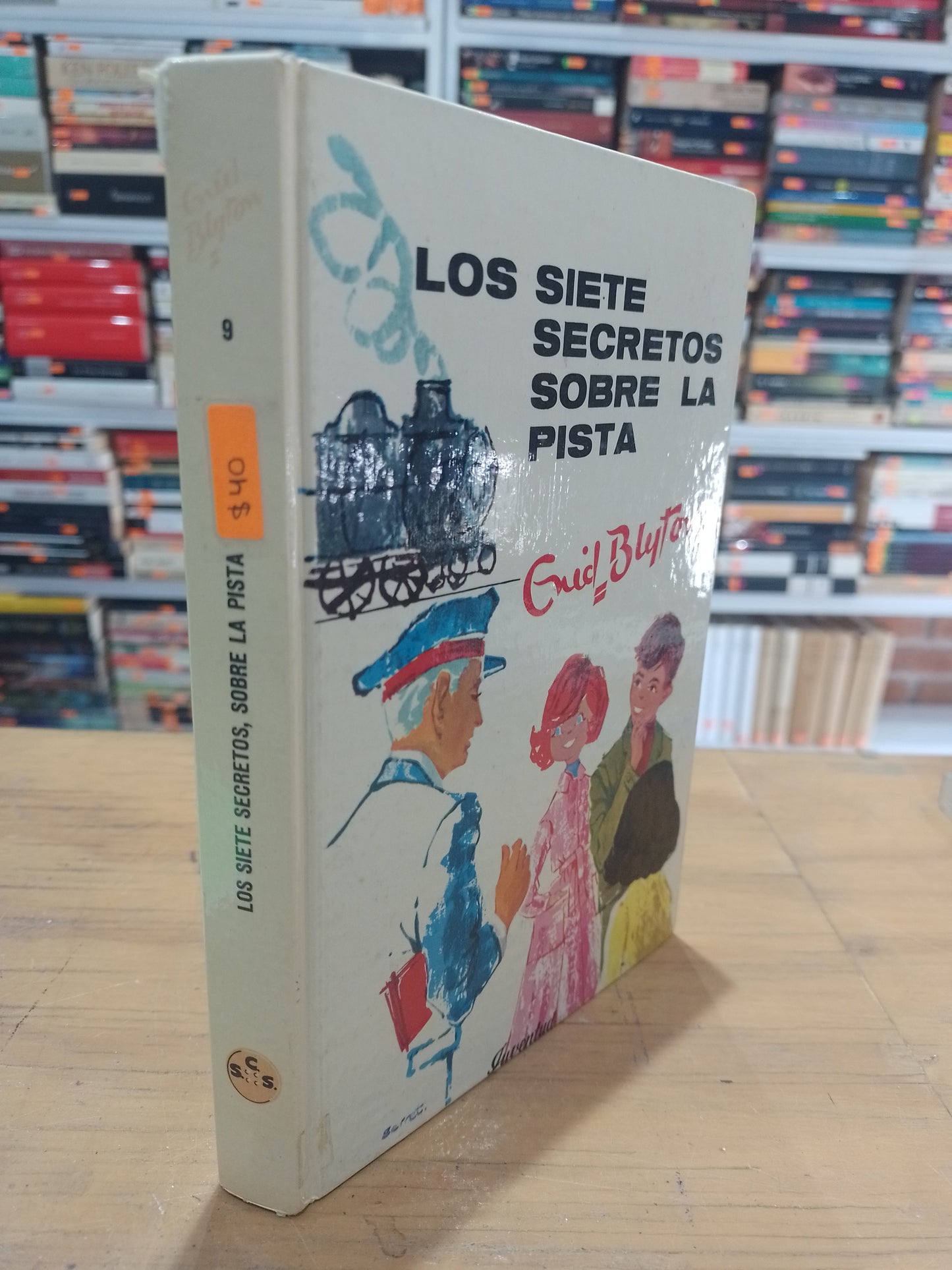 LOS SIETE SECRETOS SOBRE LA PISTA POR ENID BLYTON USADO NOVELA JUAREZ 515