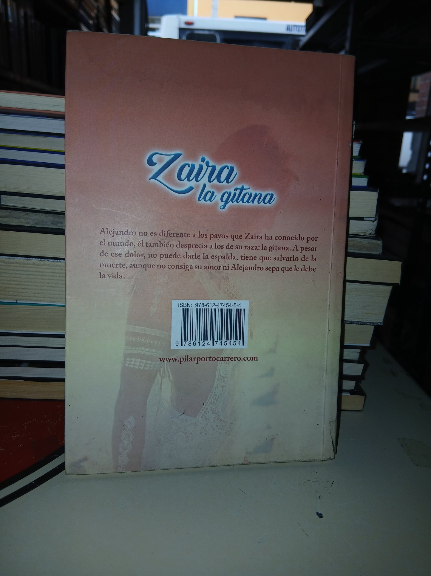 ZAIRA LA GITANA POR PILAR PORTOCARRERO USADO NOVELA LITERARIO 207