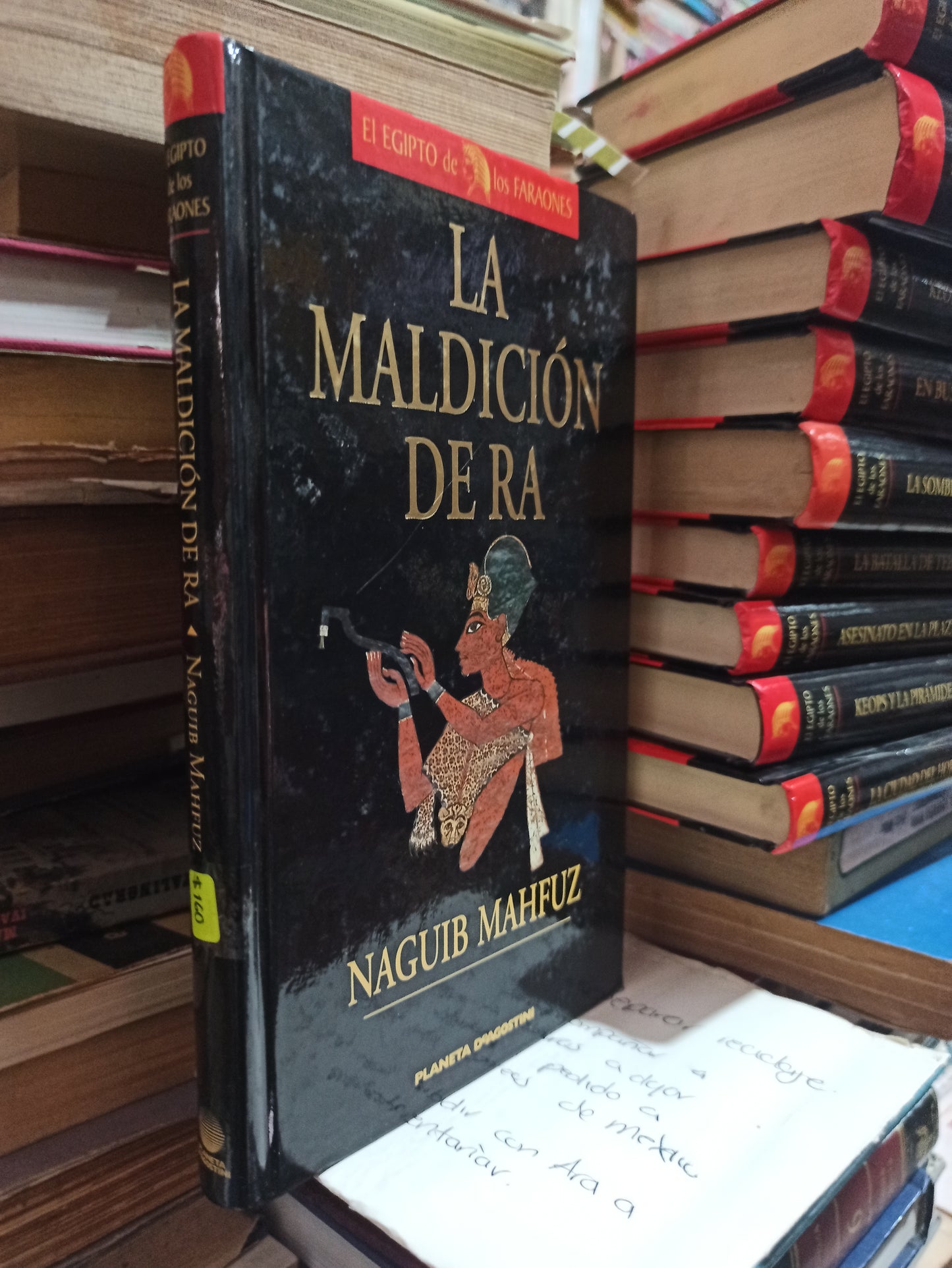 LA MALDICIÓN DE RA POR NAGUIB MAHFUZ USADO NOVELAS ALDAMA