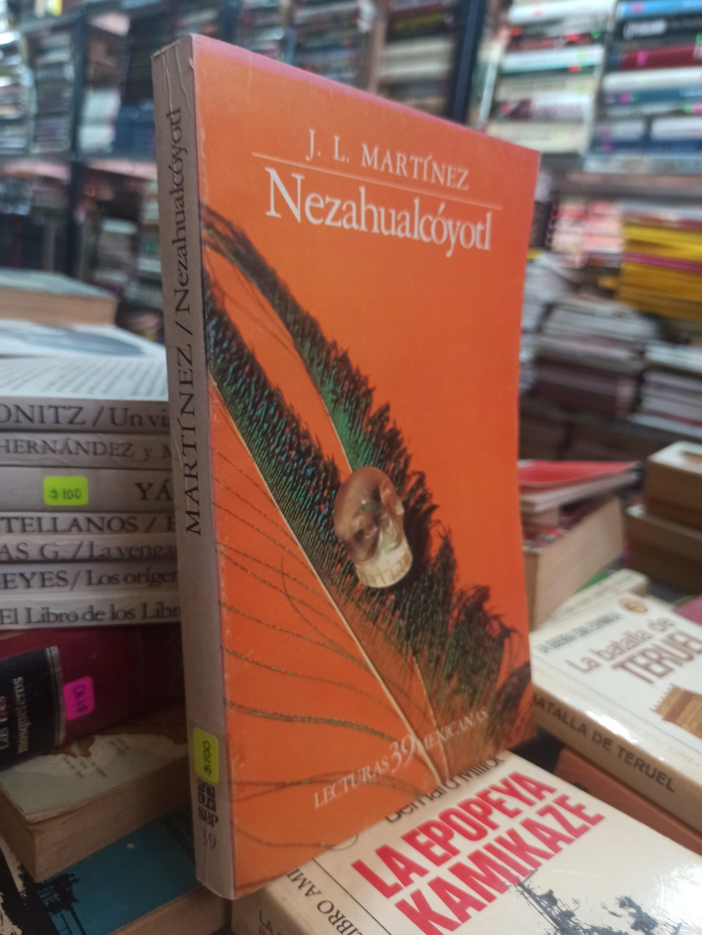 NEZAHUALCOYOTL J. L. MARTINEZ USADO NOVELAS ALDAMA