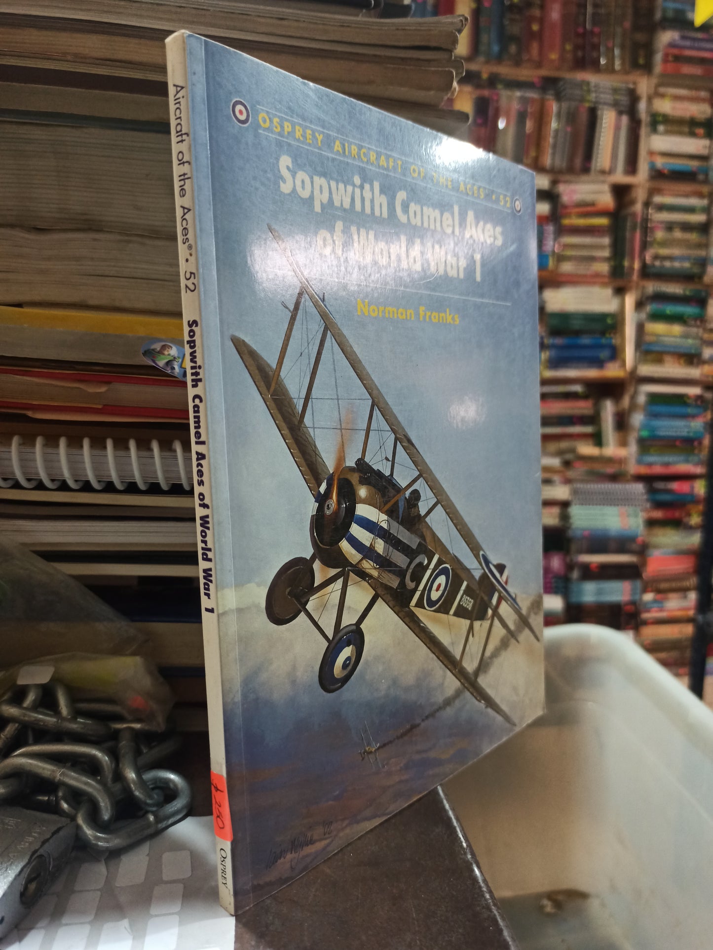 SOPWITH CAMEL ACES PF WORLD WAR 1 POR NORMAN FRANKS USADO 2DA GUERRA ALDAMA