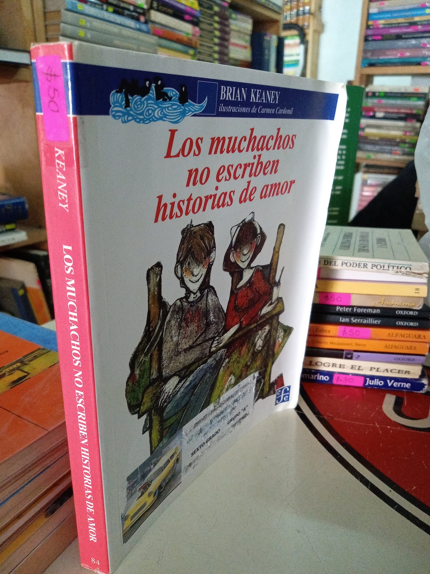LOS MUCHACHOS NO ESCRIBEN HISTORIAS DE AMOR POR BRIAN KEANEY USADO INFANTIL LITERARIO 207