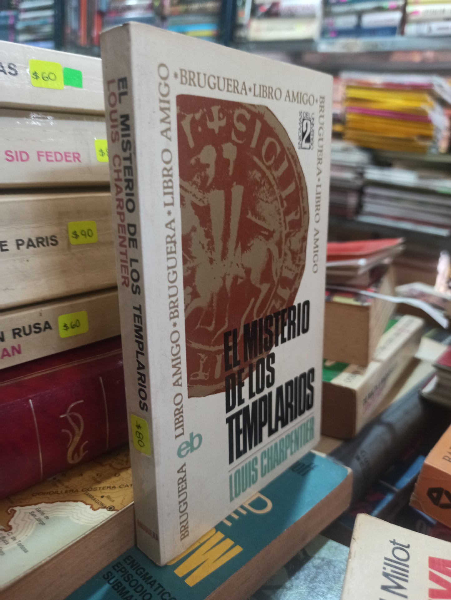 EL MISTERIO DE LOS TEMPLARIOS LOUIS CHARPENTER USADO NOVELAS ALDAMA