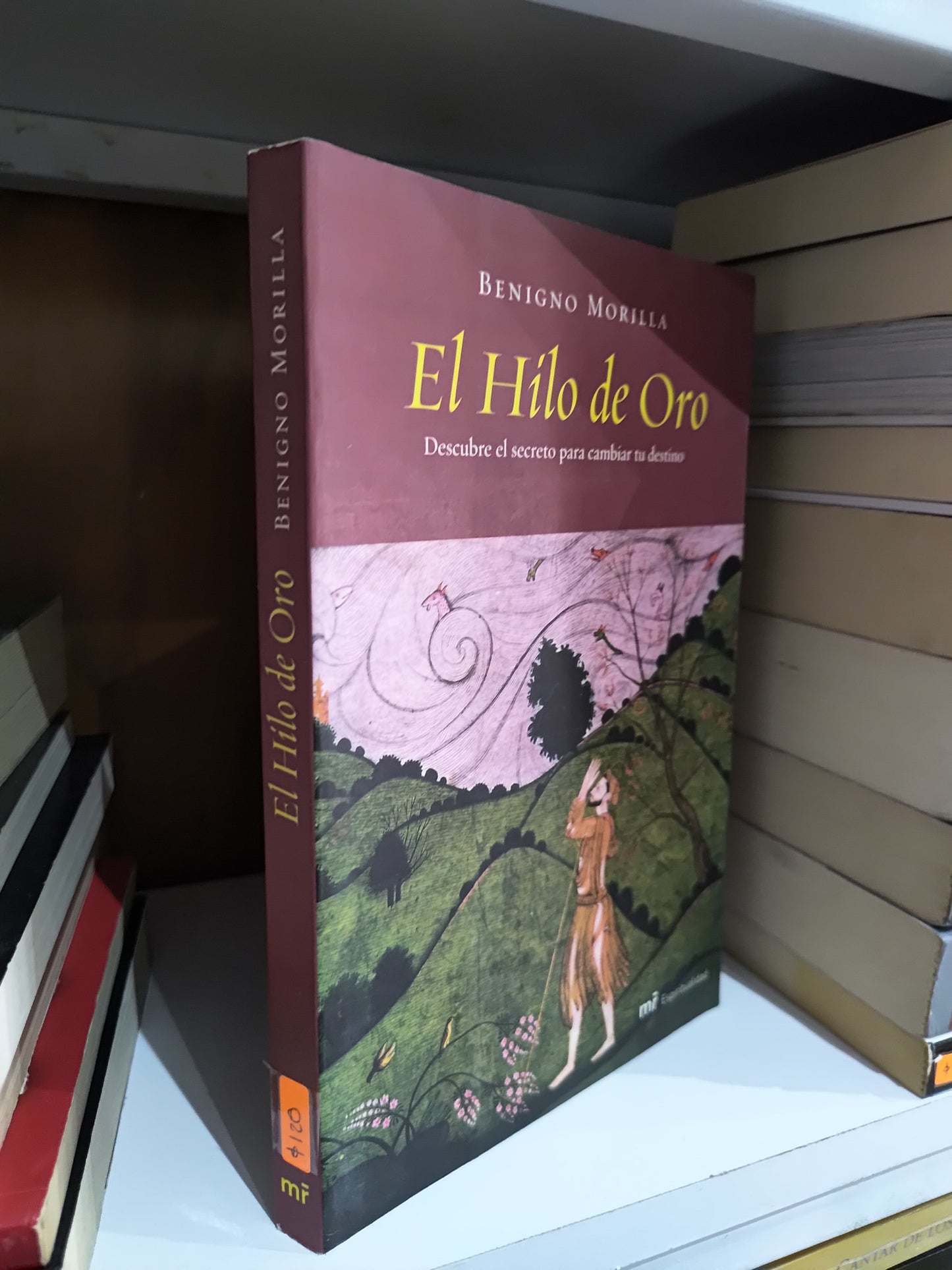 EL HILO DE ORO POR BENIGNO MORILLA USADO NOVELAS JUAREZ 515
