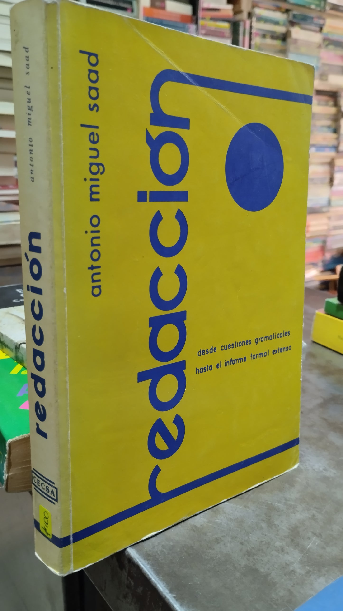 REDACCION POR ANTONIO MIGUEL SAAD LIBRO USADO EDUCACION ALDAMA