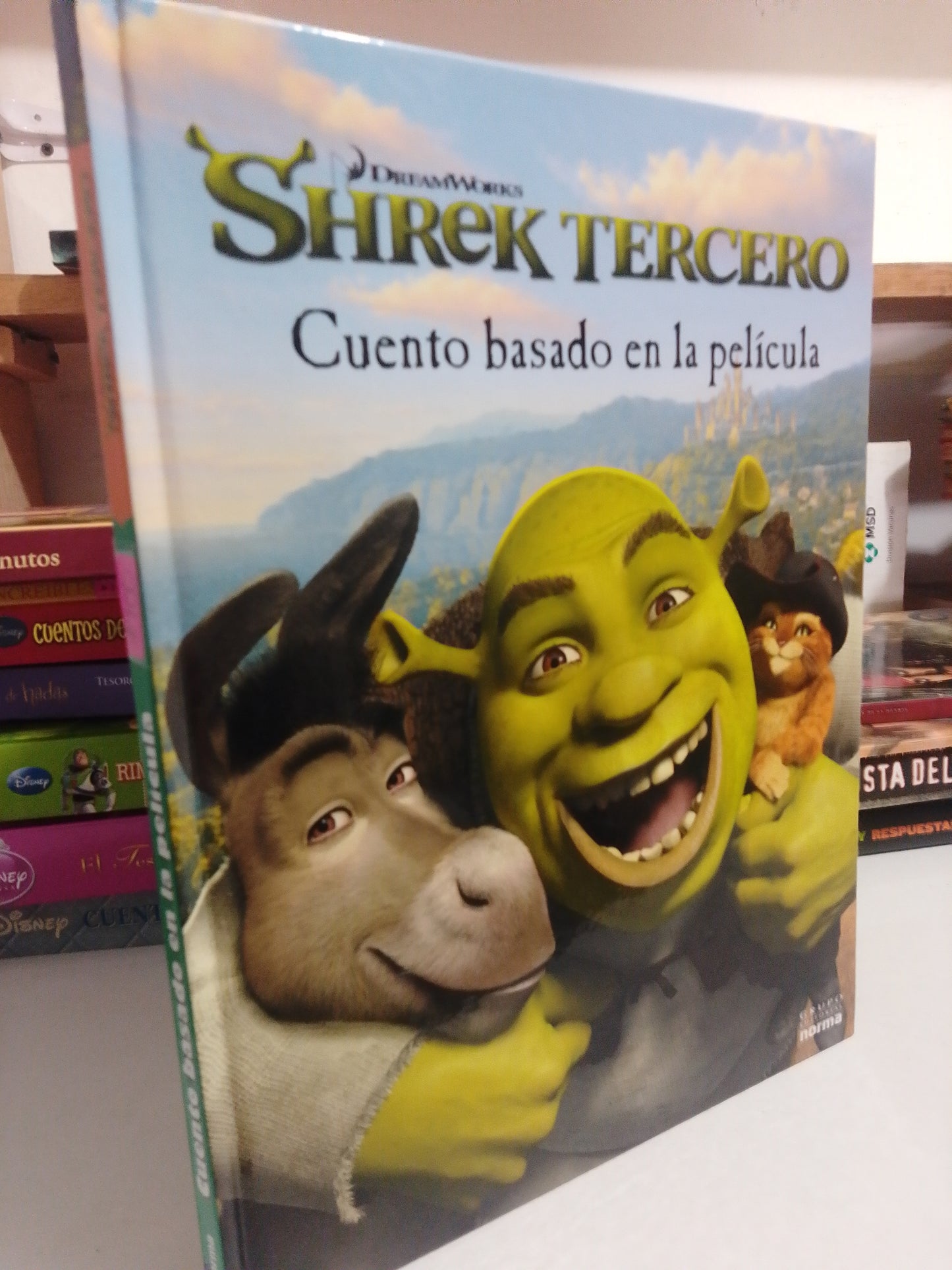 SHREK TERCERO CUENTO BASADO EN LA PELICULA USADO INFANTIL JUAREZ