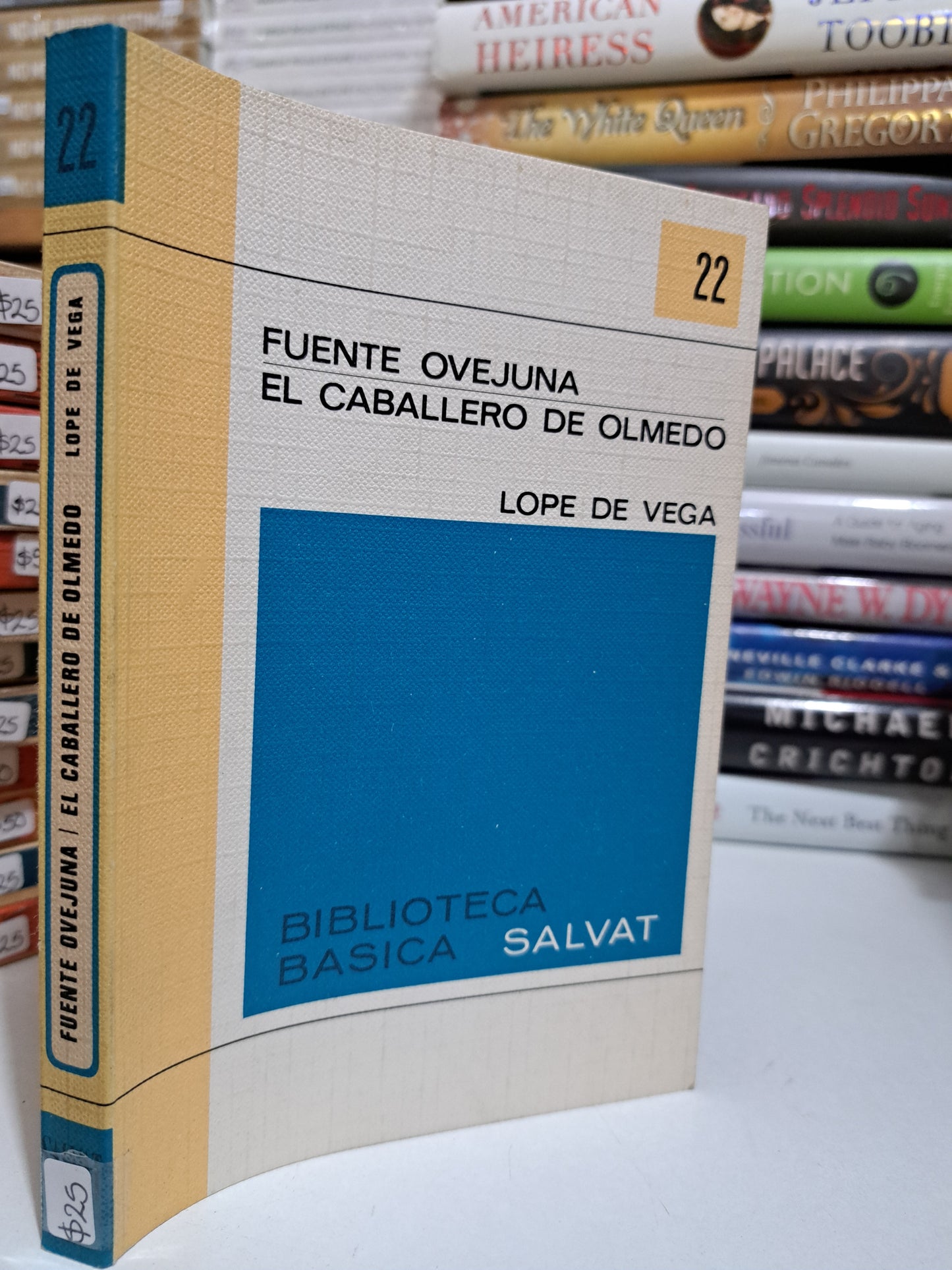 FUENTE OVEJUNA, EL CABALLERO DE OLMEDO LOPE DE VEGA USADO NOVELA JUÁREZ.