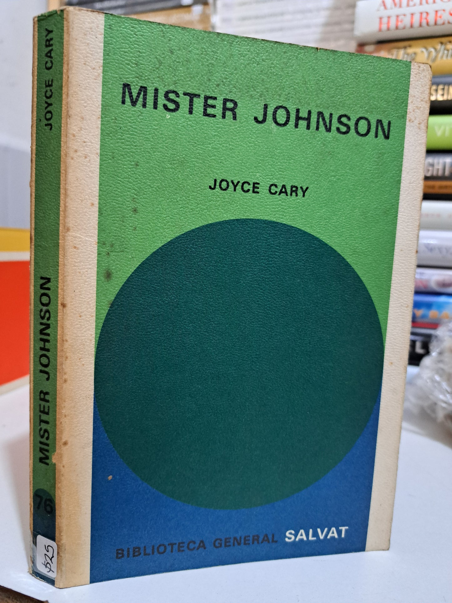MISTER JOHSON JOYCE CARY USADO NOVELA JUÁREZ