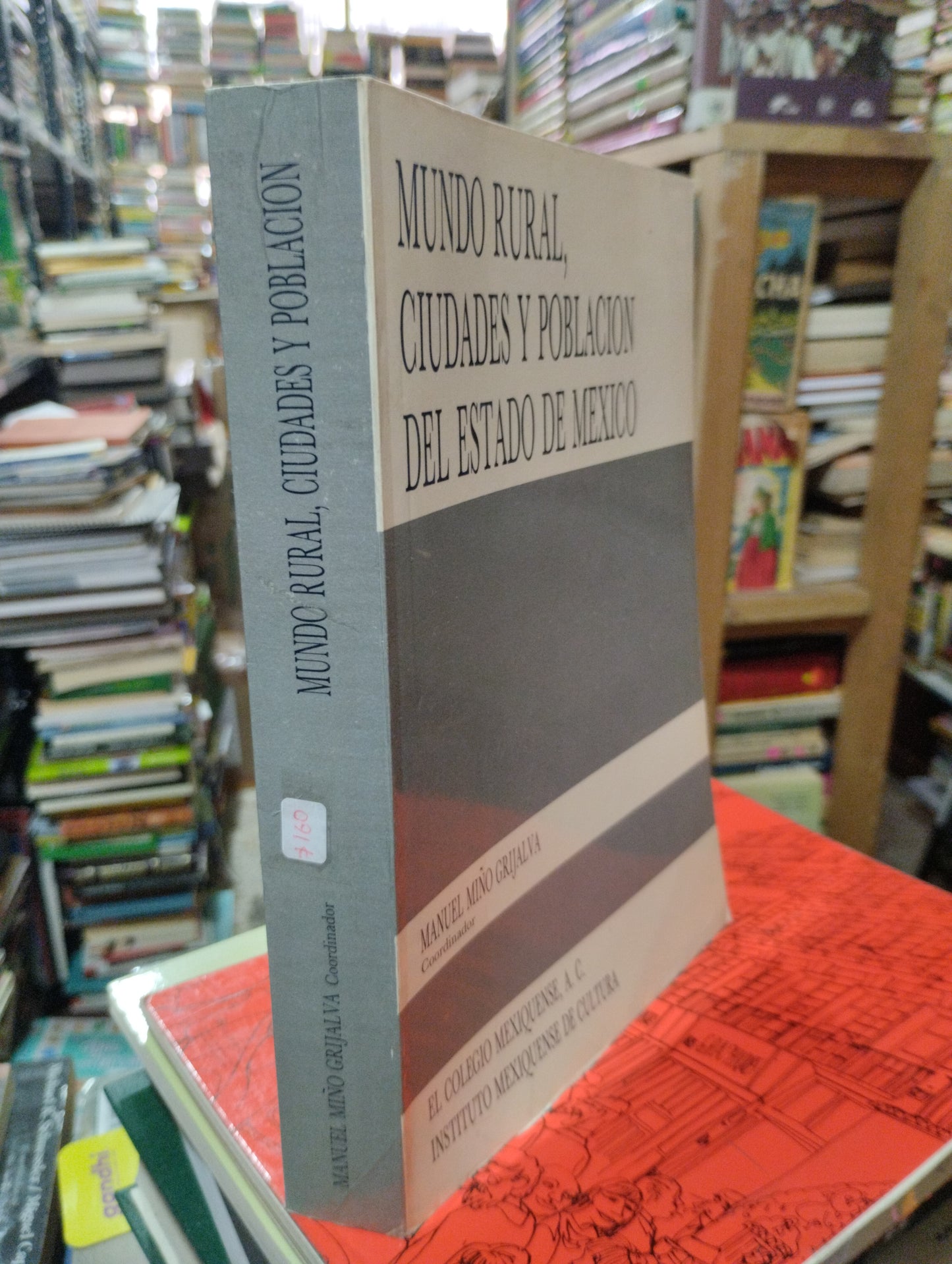 MUNDO RURAL, CIUDADES Y POBLACION DEL ESTADO DE MEXICO POR MANUEL MIÑO GRIJALVA USADO HISTORIA ALDAMA