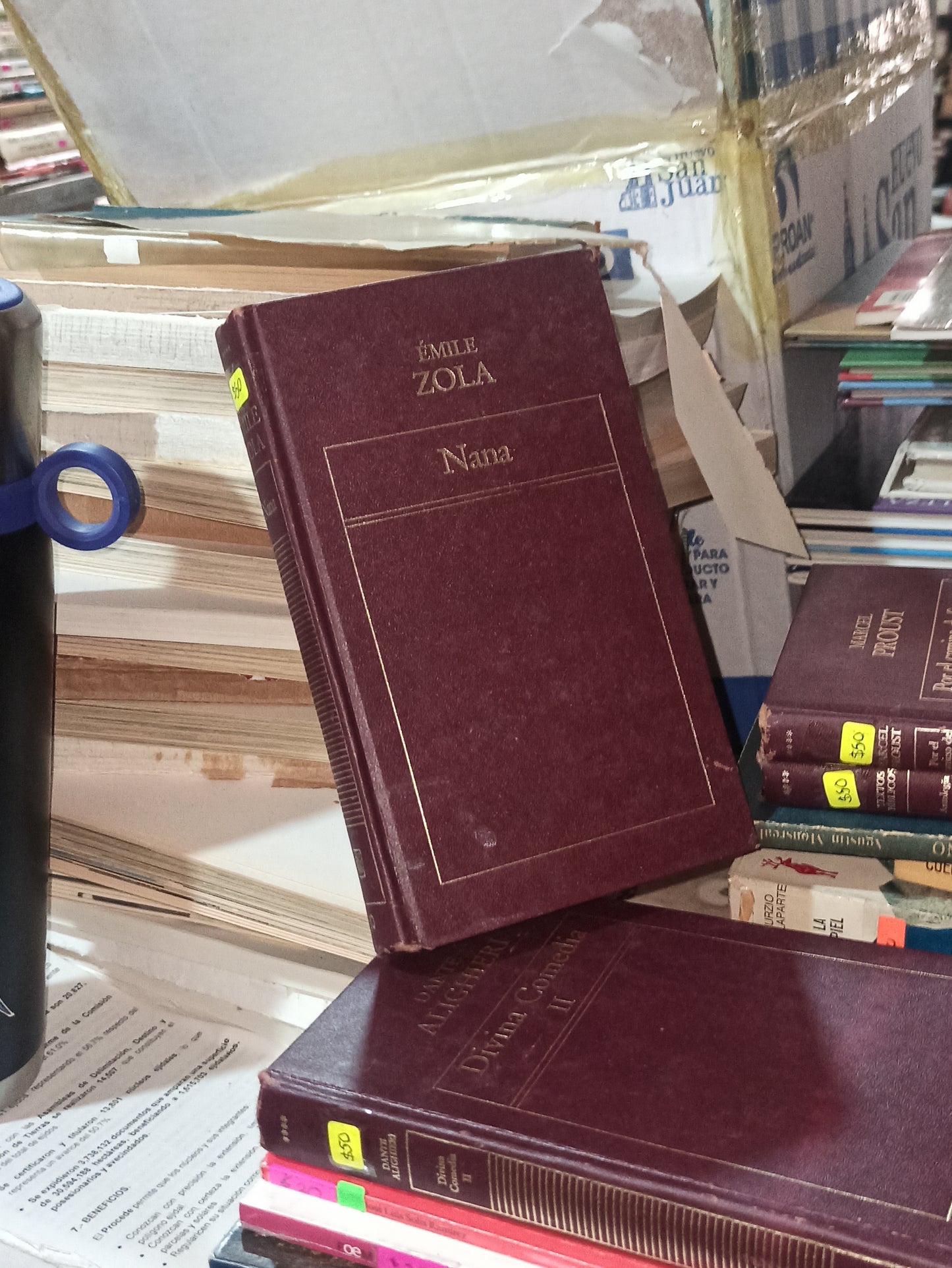 NANA POR EMILE ZOLA USADO NOVELAS ALDMA